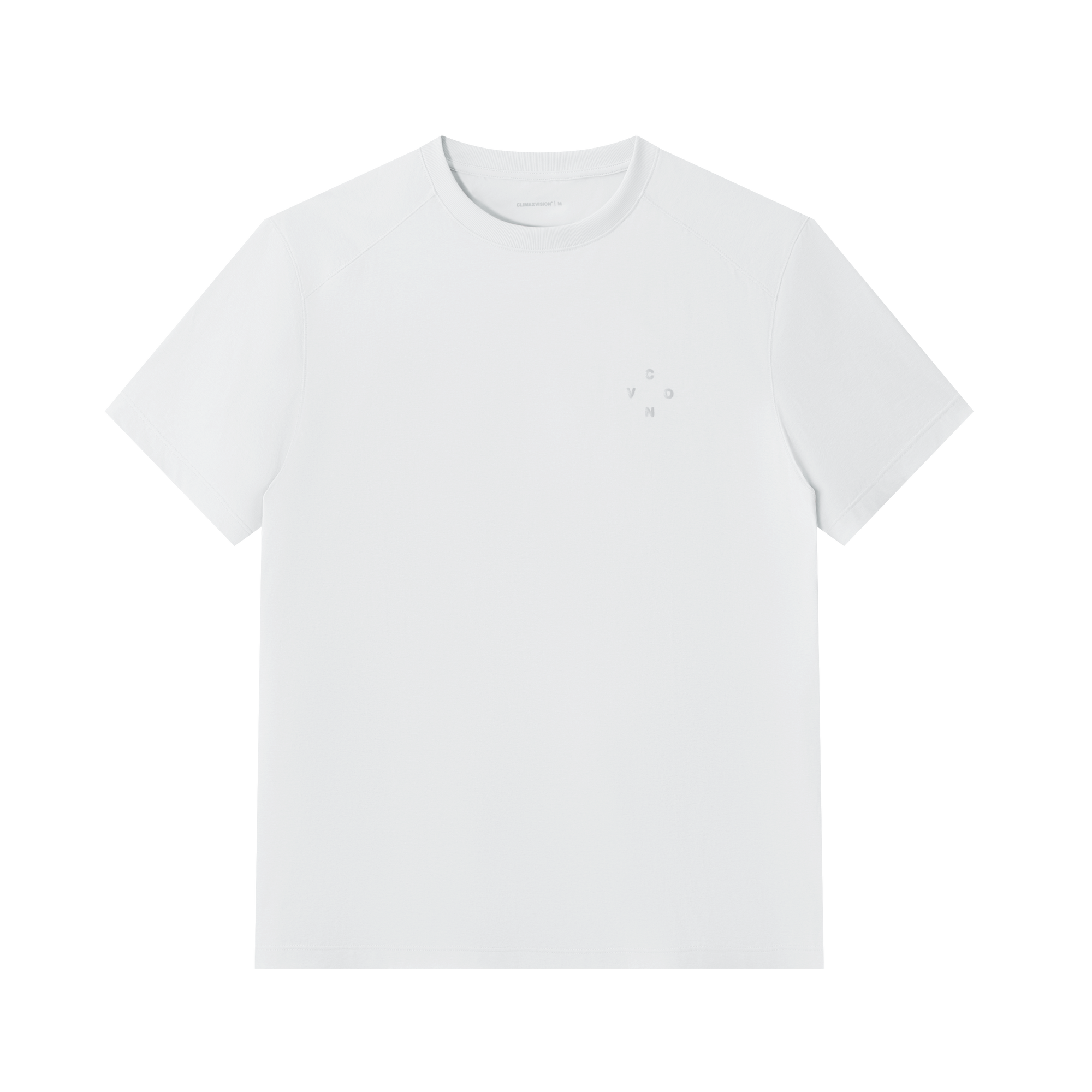 Grey Outdoor Sports Reflective Print T-shirt