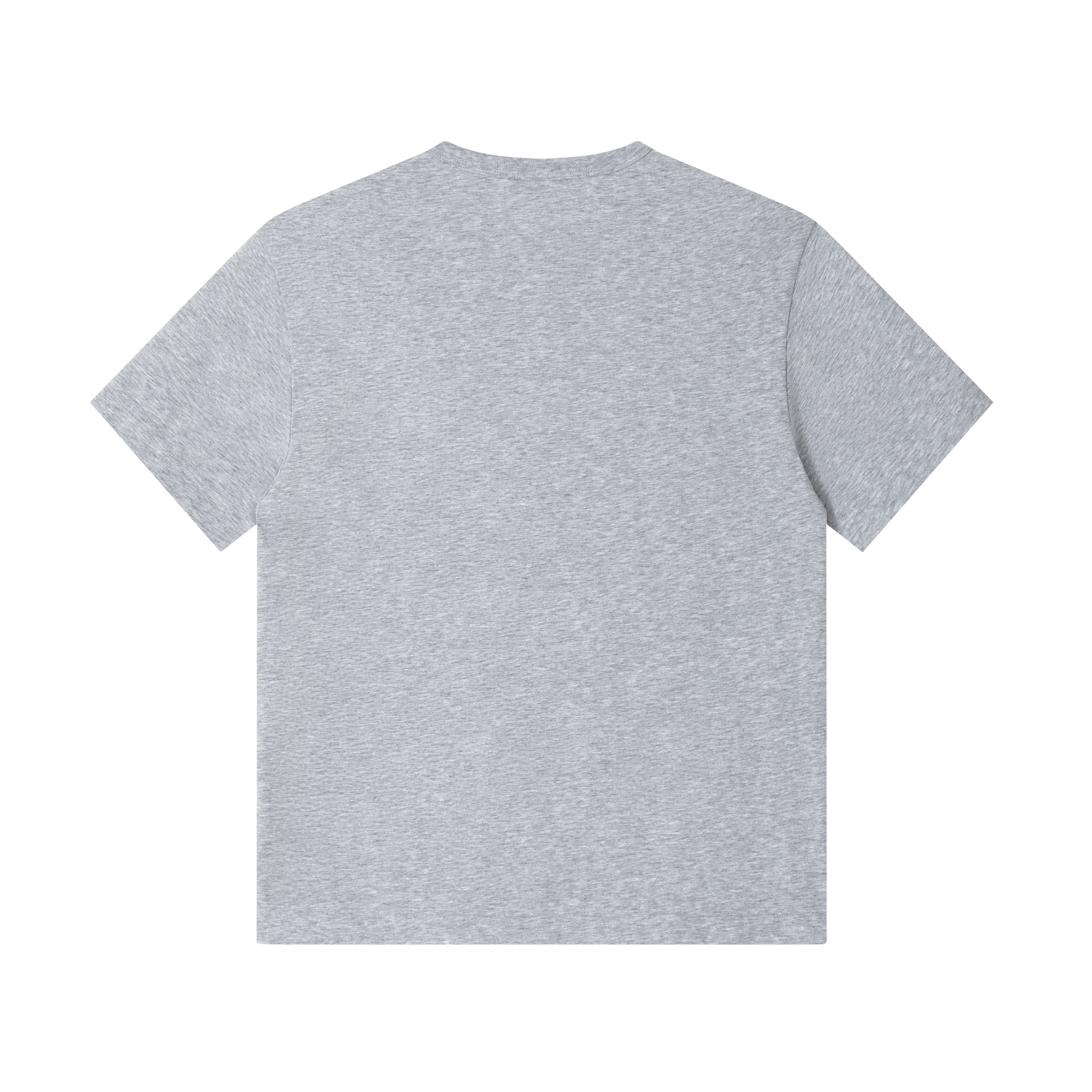 Grey Panda Print Short-Sleeved T-shirt