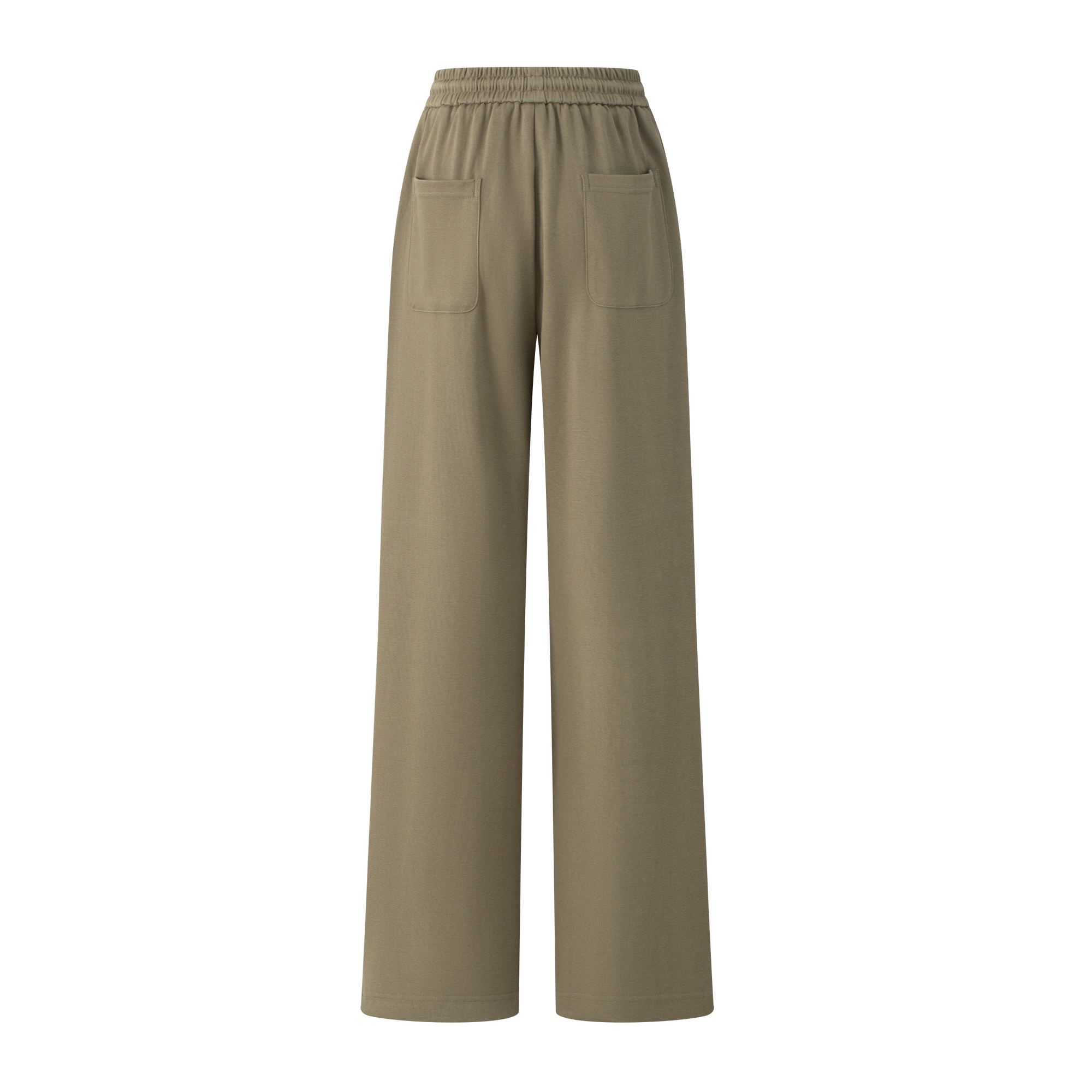 Green Soft 3D Pleated Loose Paratrooper Pants