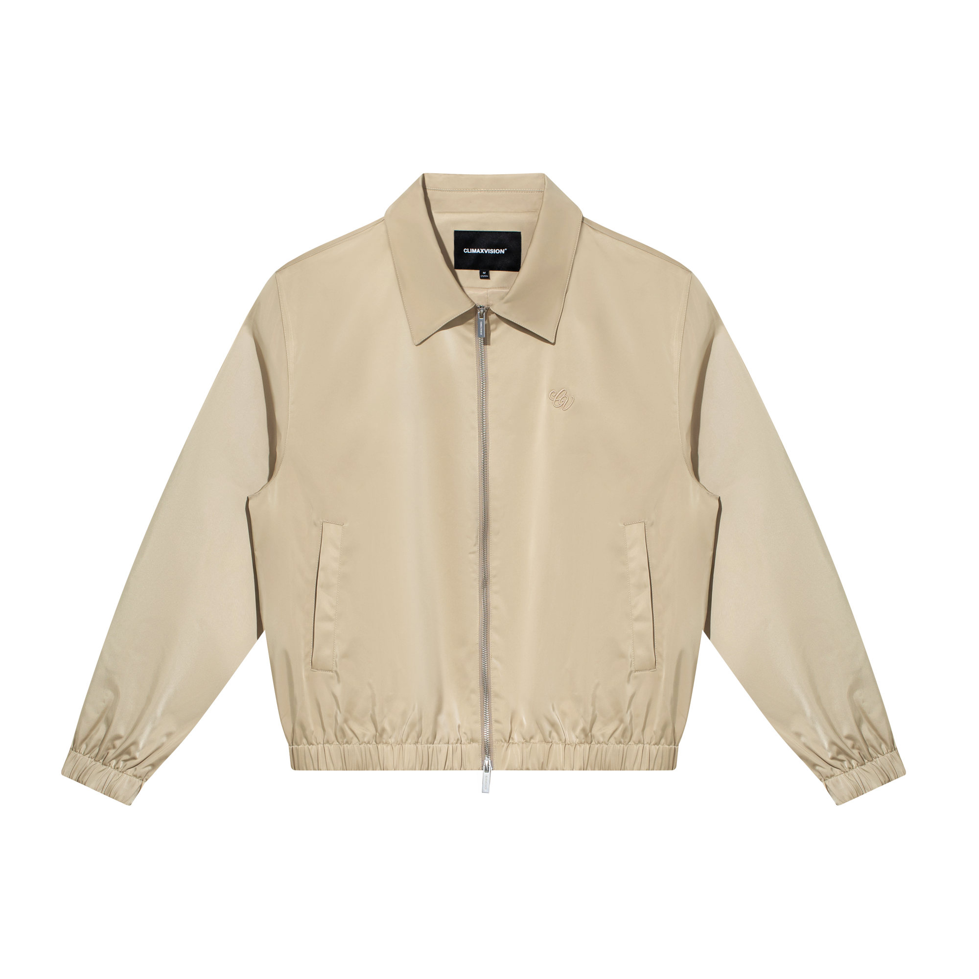 Champagne Satin Lapel Jacket