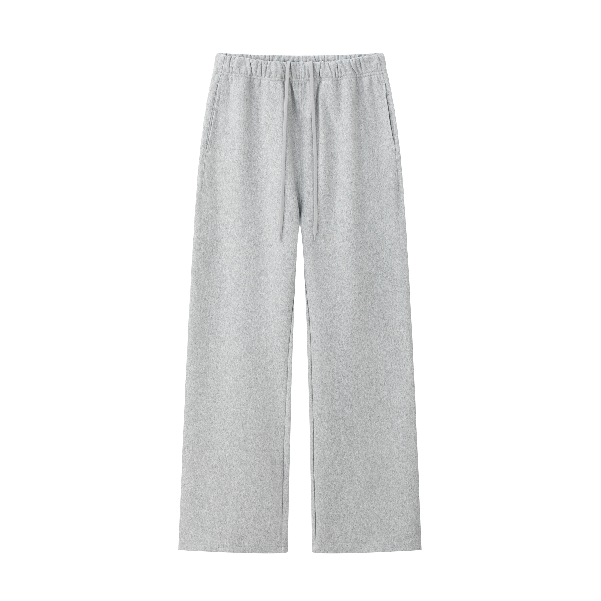 Grey Basic Casual Sports Sweatpants