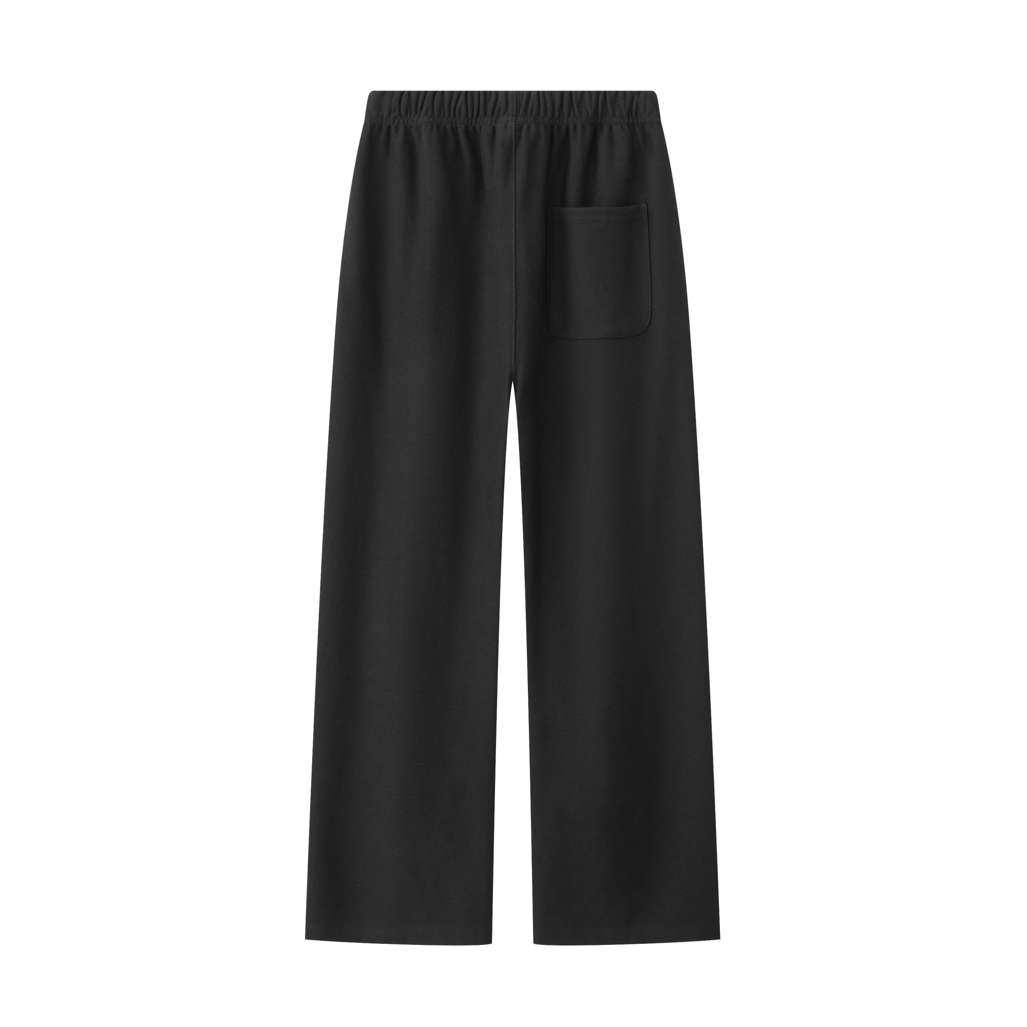 Black Basic Casual Sports Sweatpants