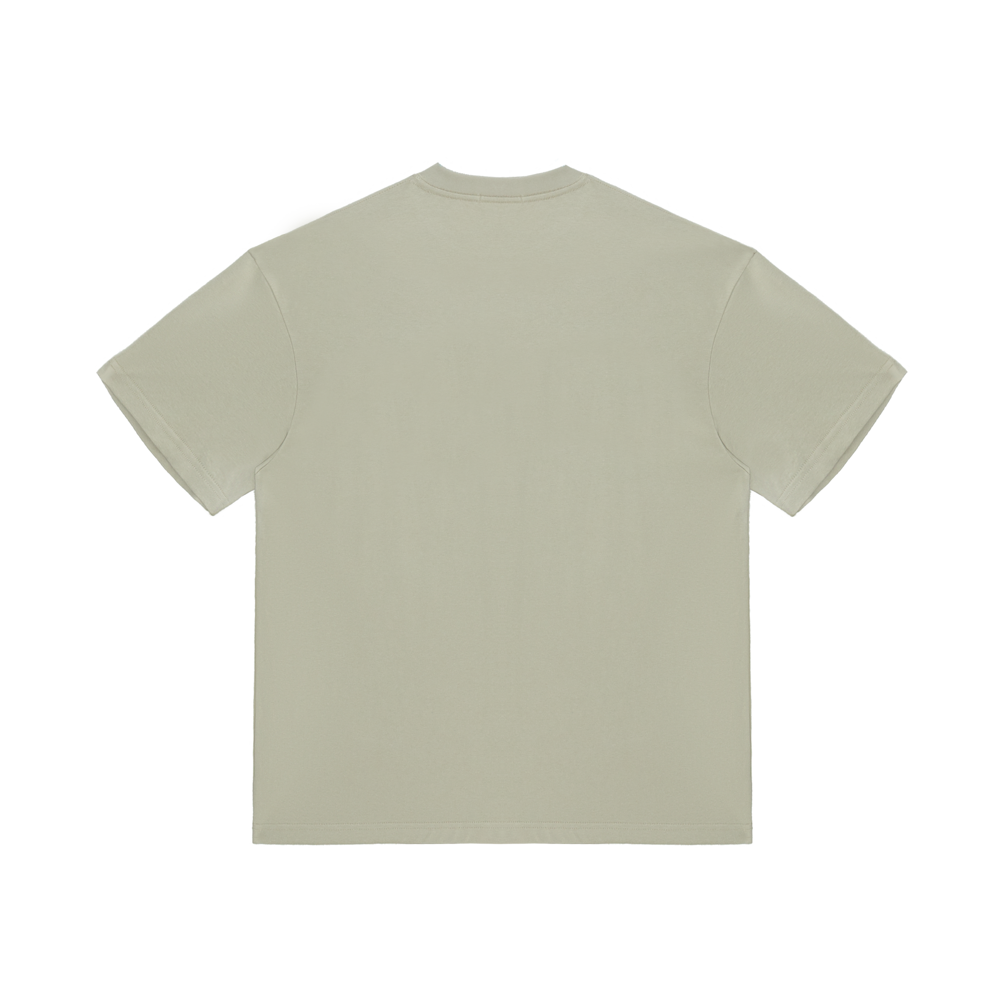 Pistachio Green Flocked Letter Short Sleeves