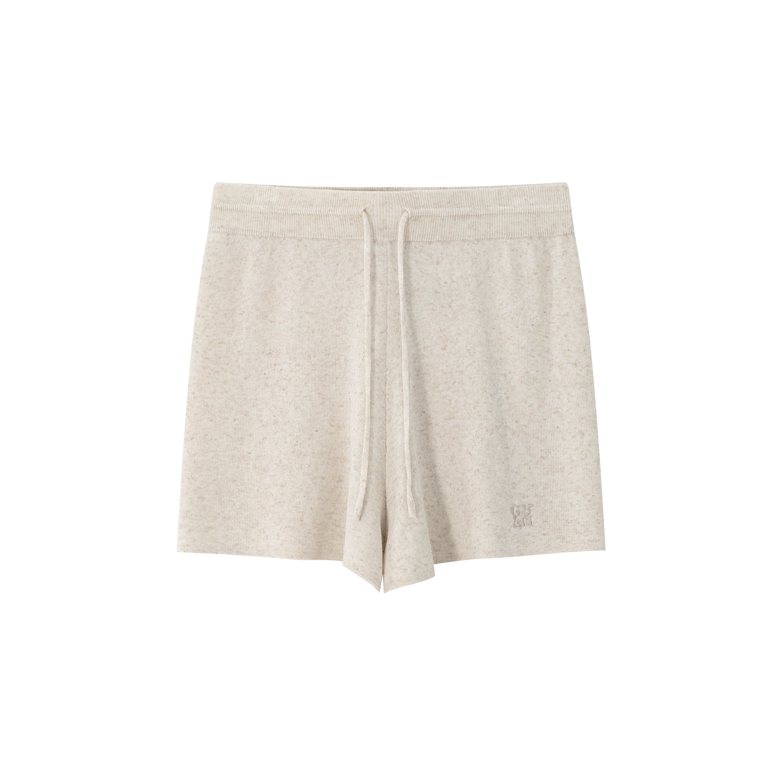 Oatmeal-colored Tencel Linen Cool Shorts