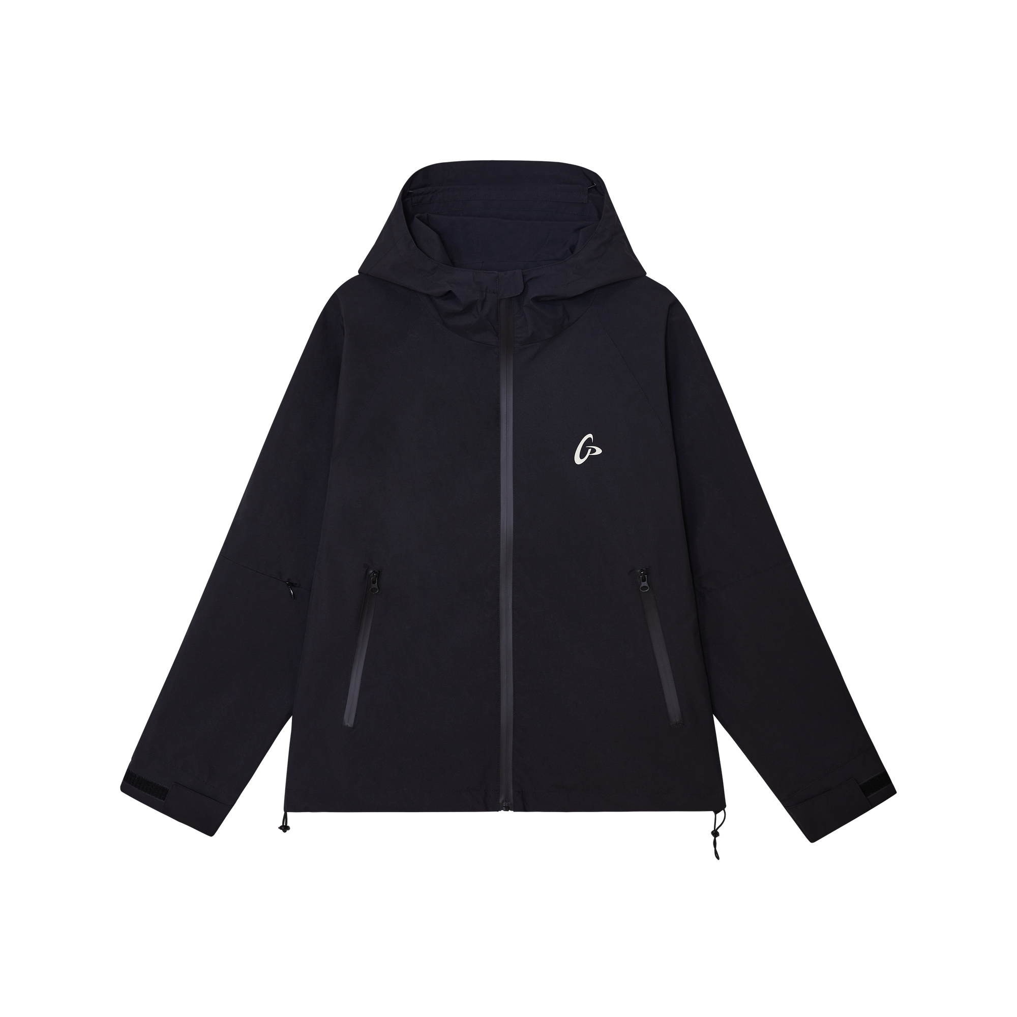 Black Windproof Functional Jacket