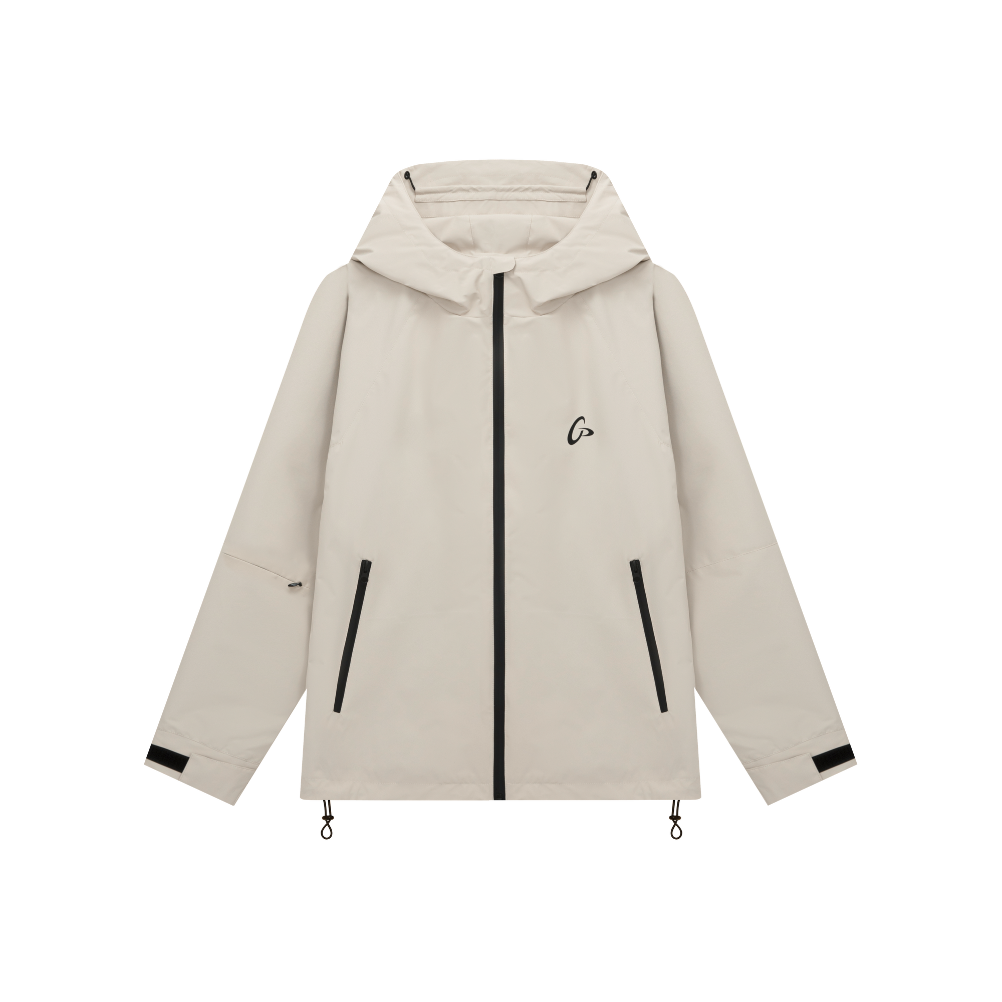Sand Color Windproof Functional Jacket