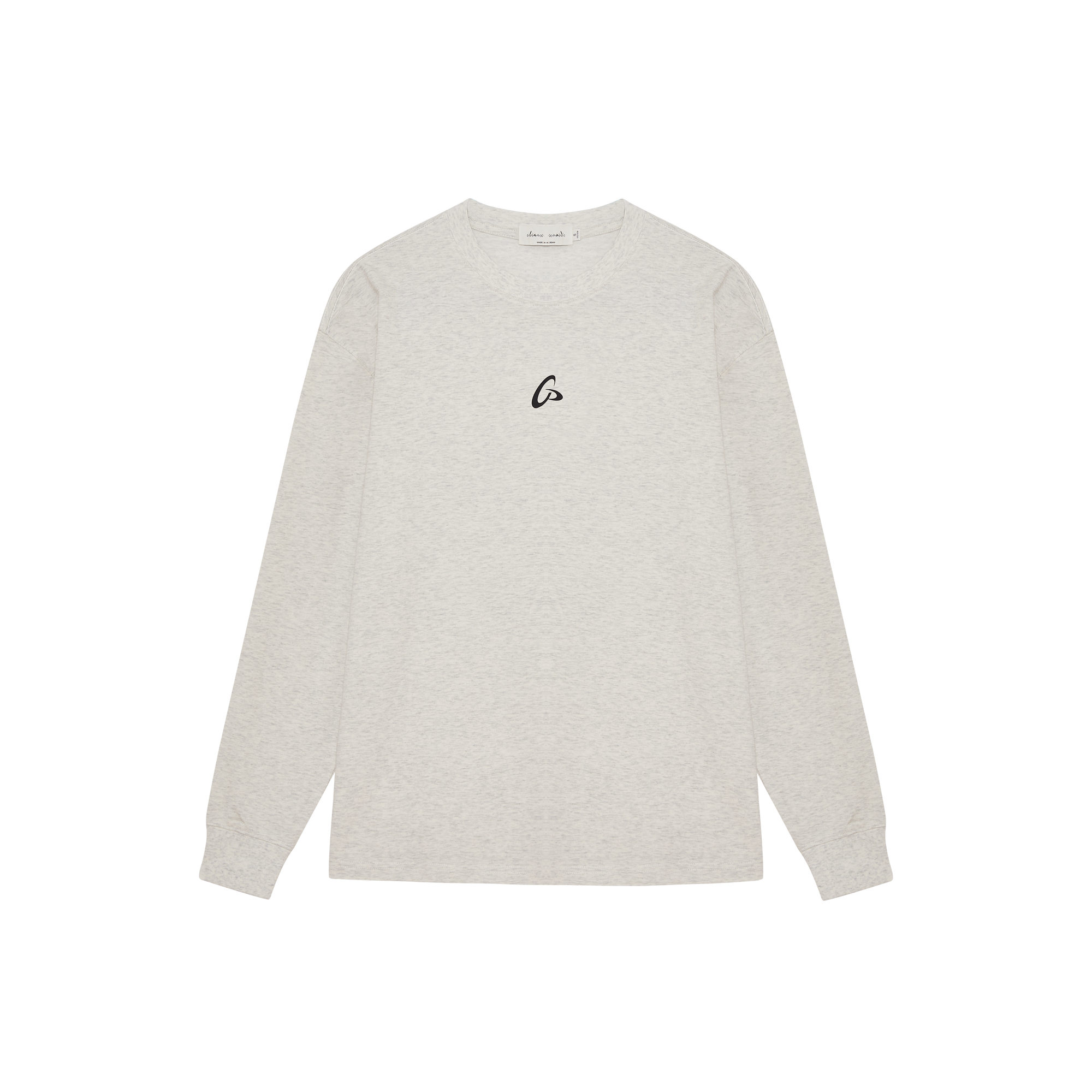 Oatmeal Frisbee Print Long Sleeve