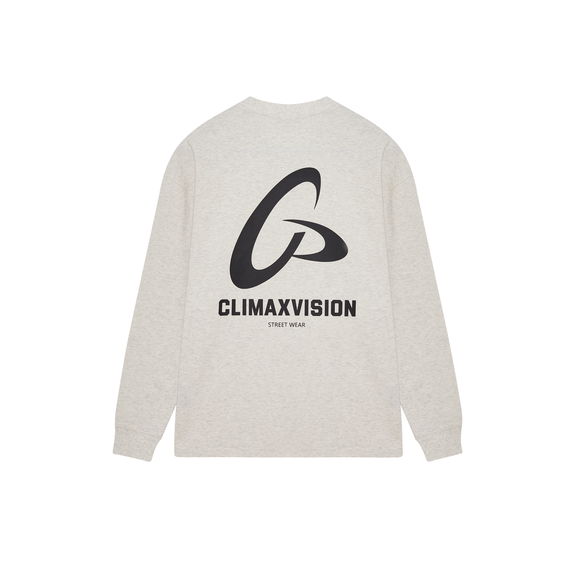 Oatmeal Frisbee Print Long Sleeve