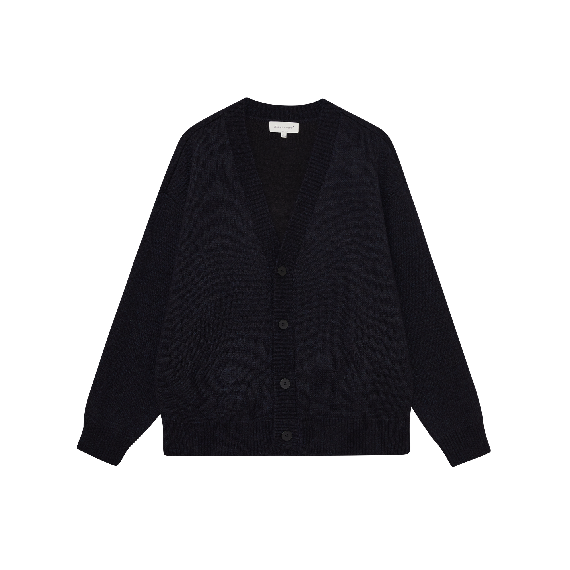 Black Loose Cardigan Sweater