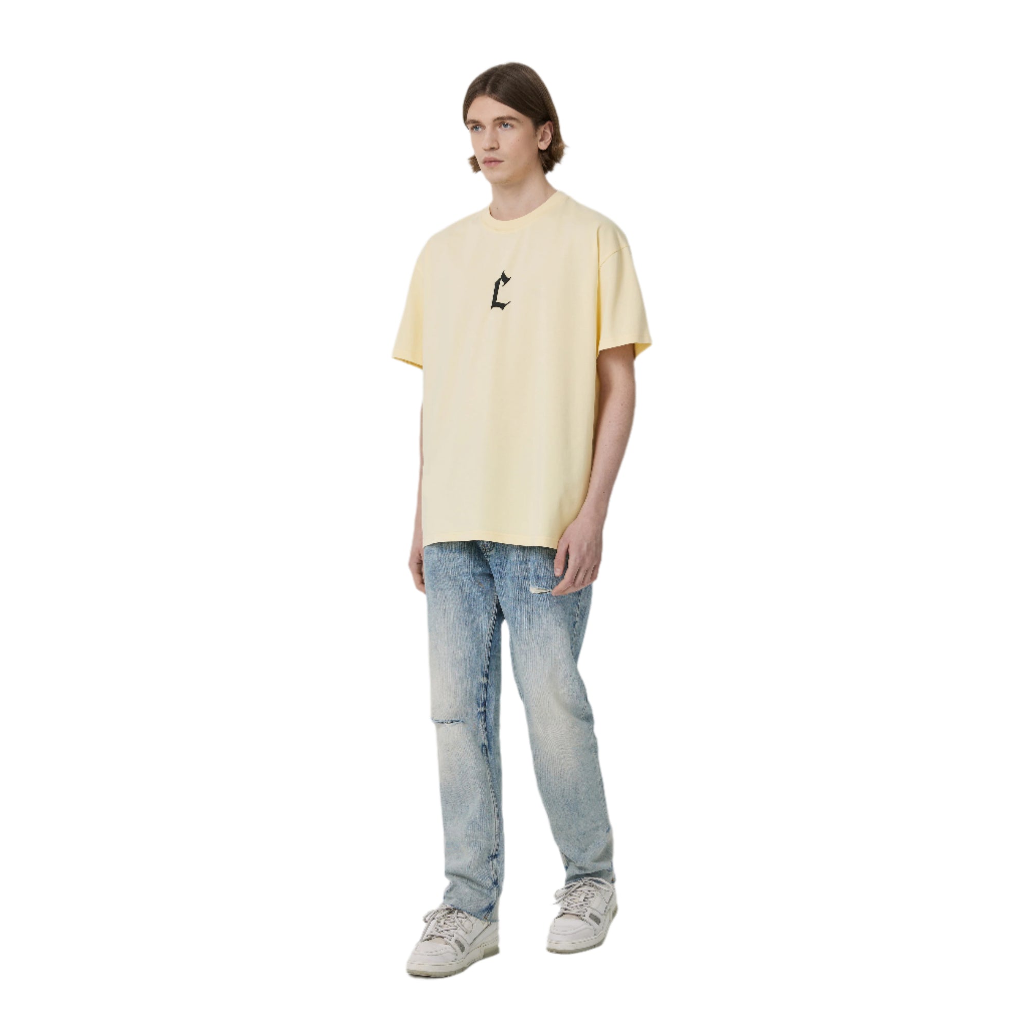Egg Yellow C-shaped Foam Short Sleeves