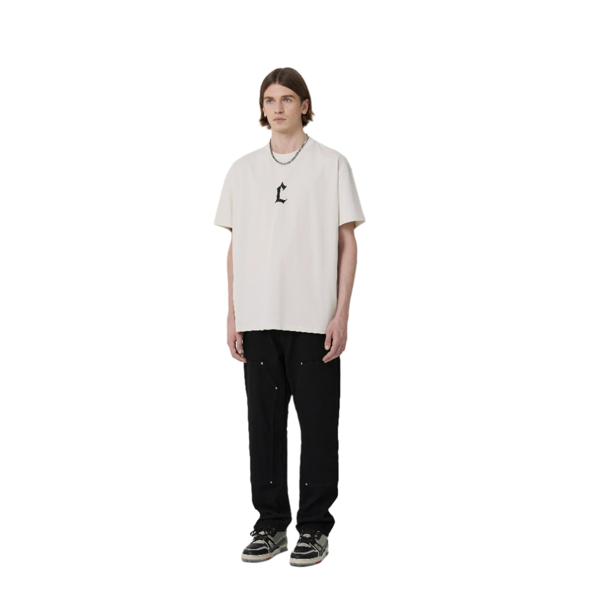 White C-shaped Foam Short Sleeves