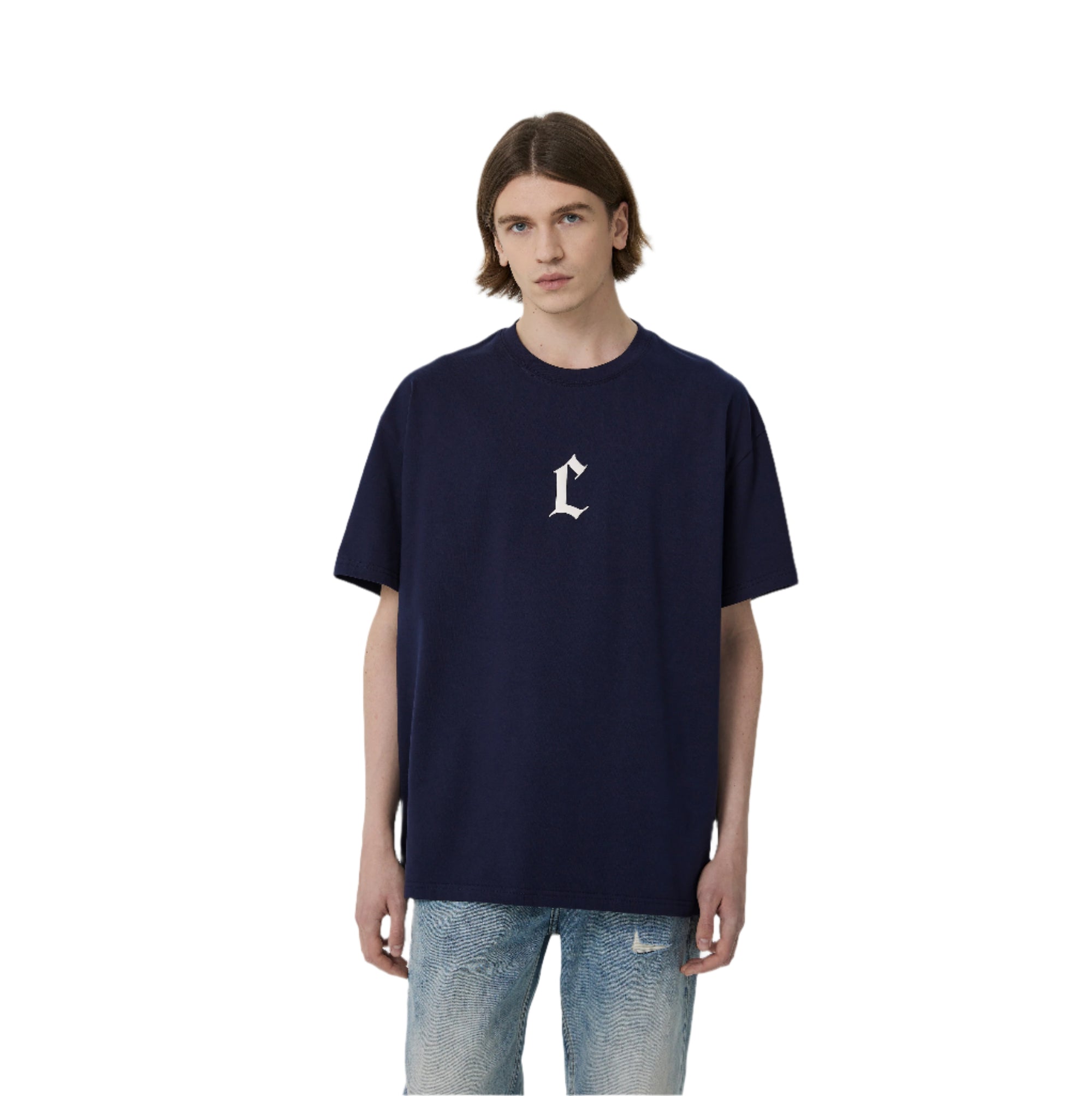 Navy C-shaped Foam Short Sleeves