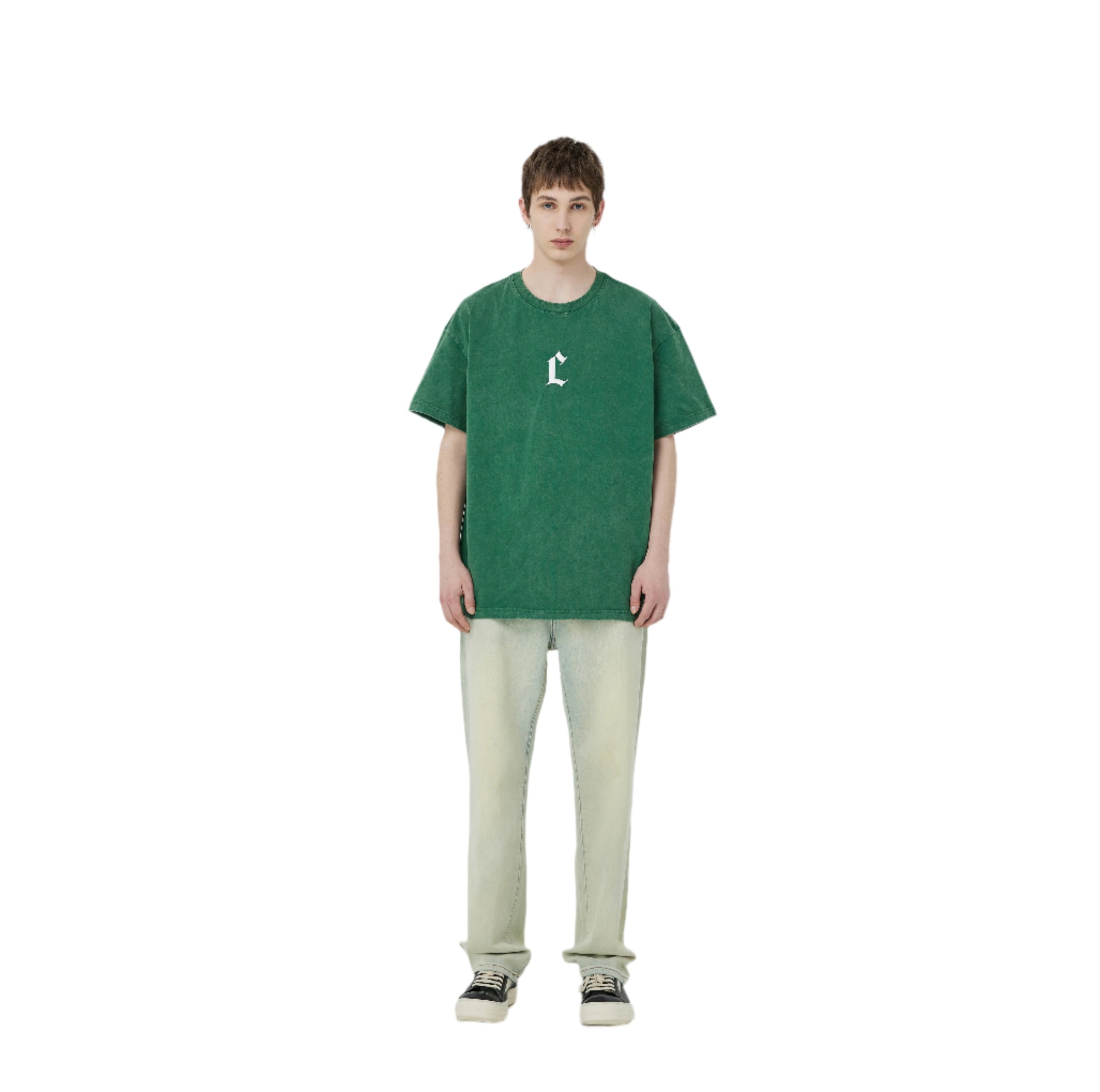 Green C-shaped Foam Short Sleeves