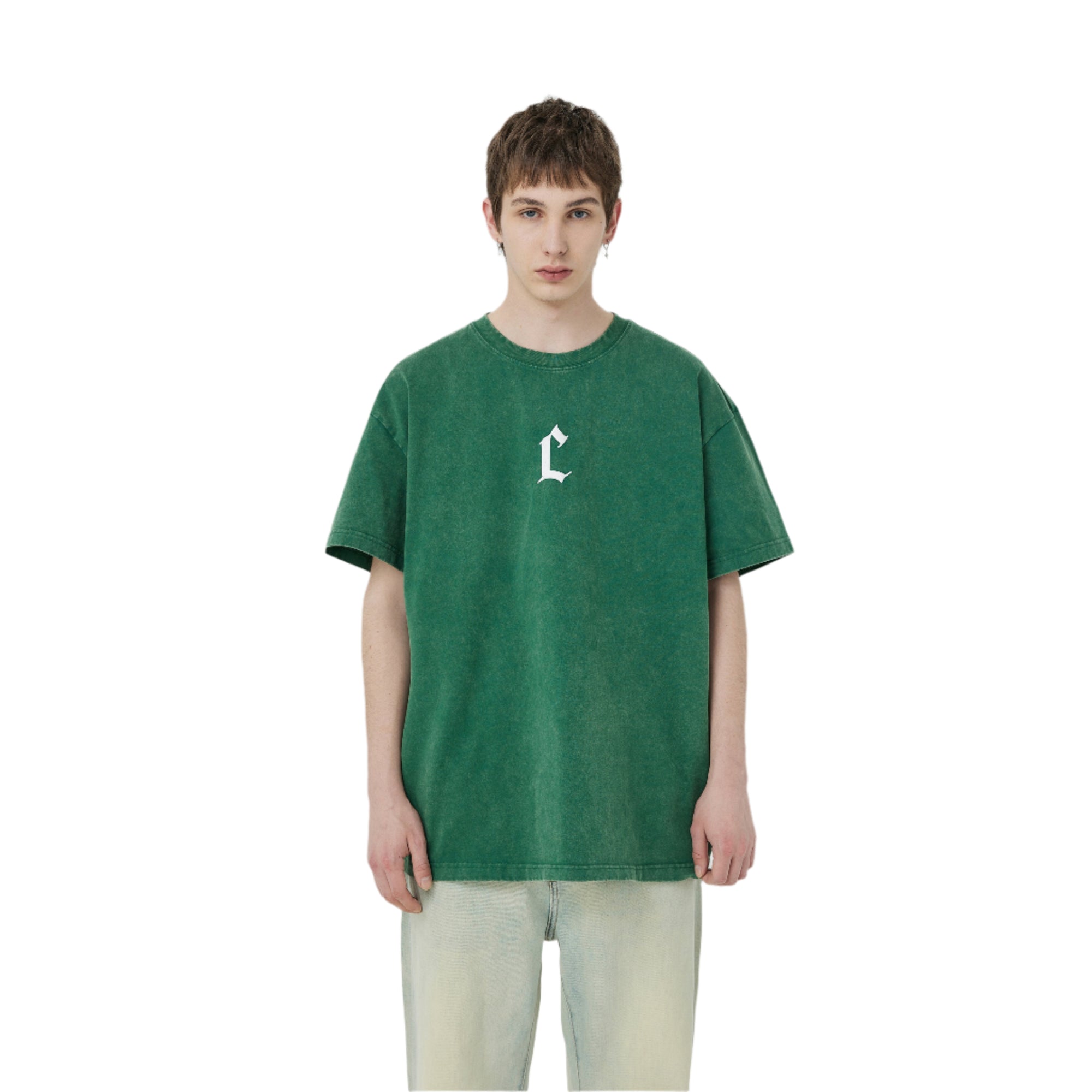 Green C-shaped Foam Short Sleeves