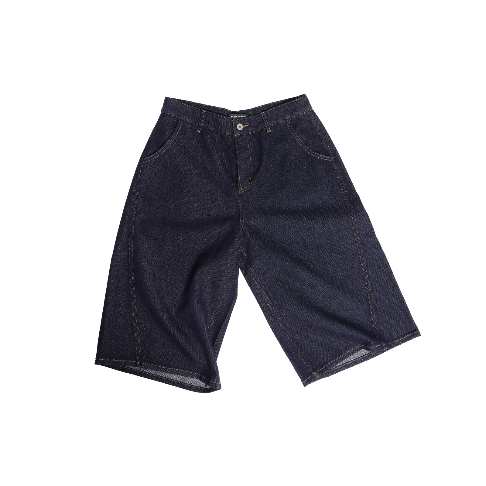 Blue Lyocell Capri Jeans