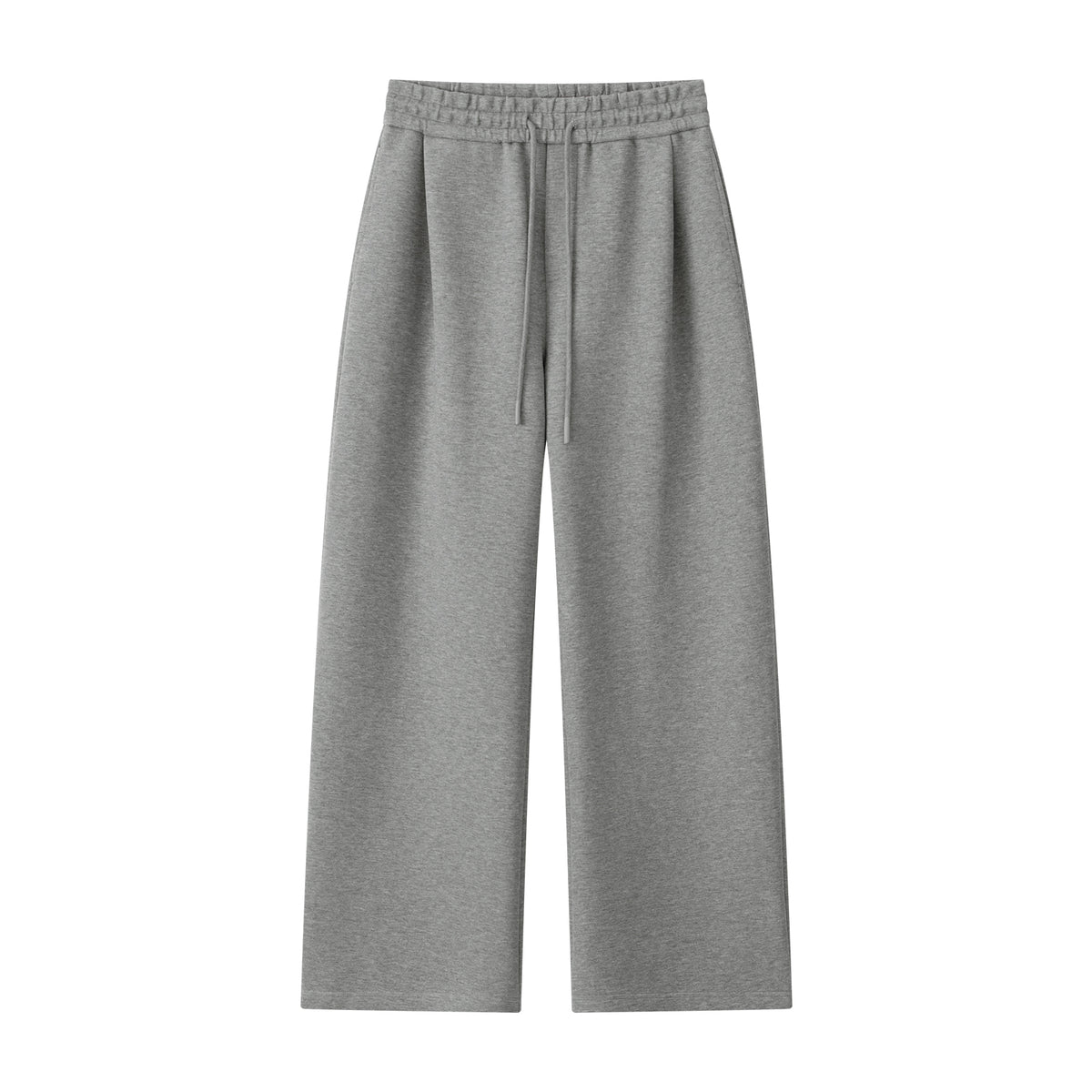Grey Heavyweight Air-Layer Wide-Leg Trousers