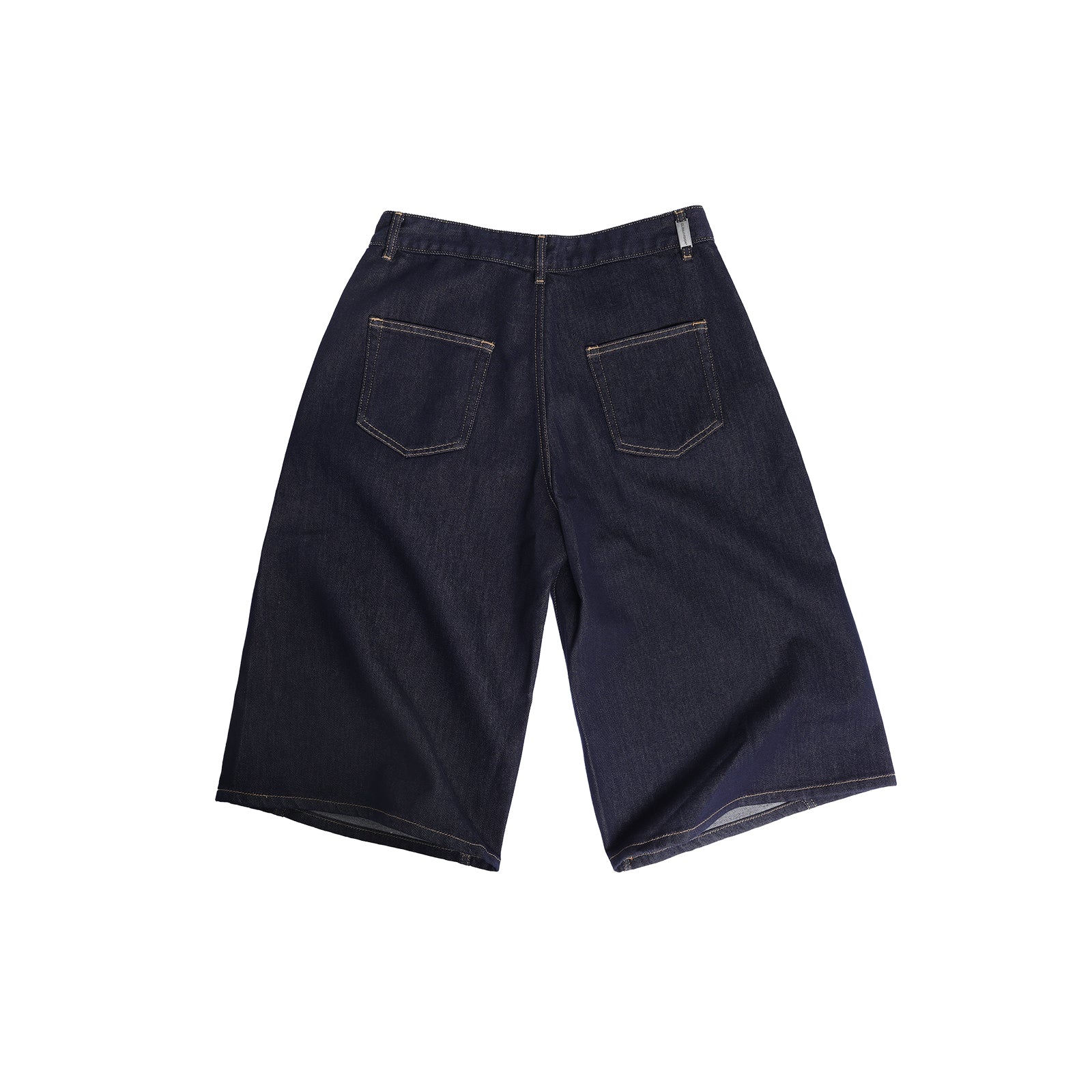 Blue Lyocell Capri Jeans