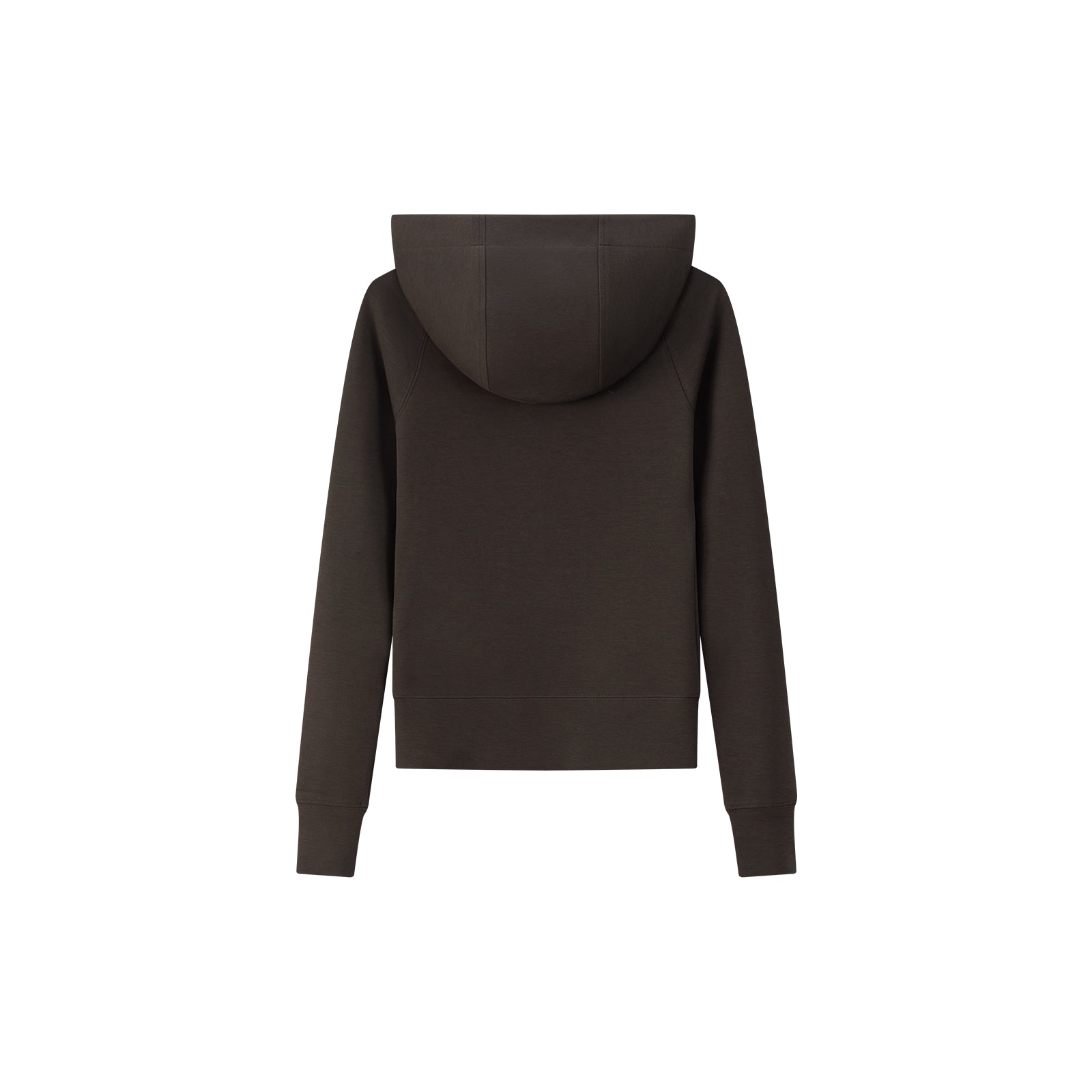Brown Cross Cloud-Style Slim-Fit Hooded Jacket