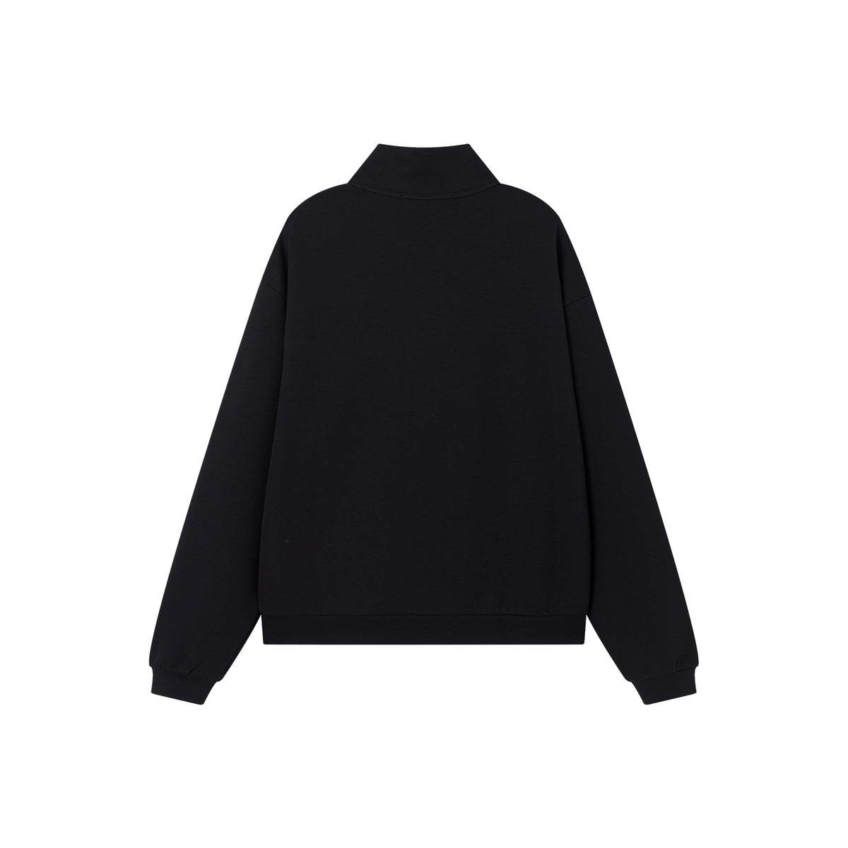 Black Air Layer Half-Zip Pullover Sweatshirt