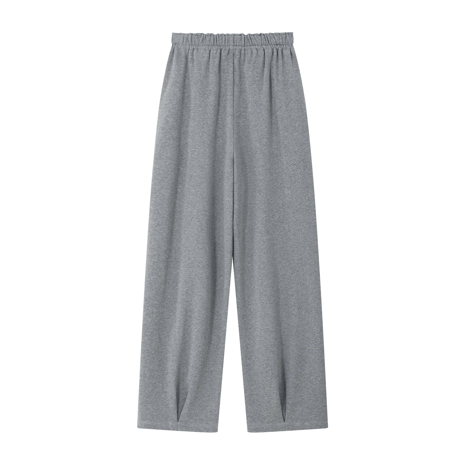 Grey Pleated Tulip Sweatpants