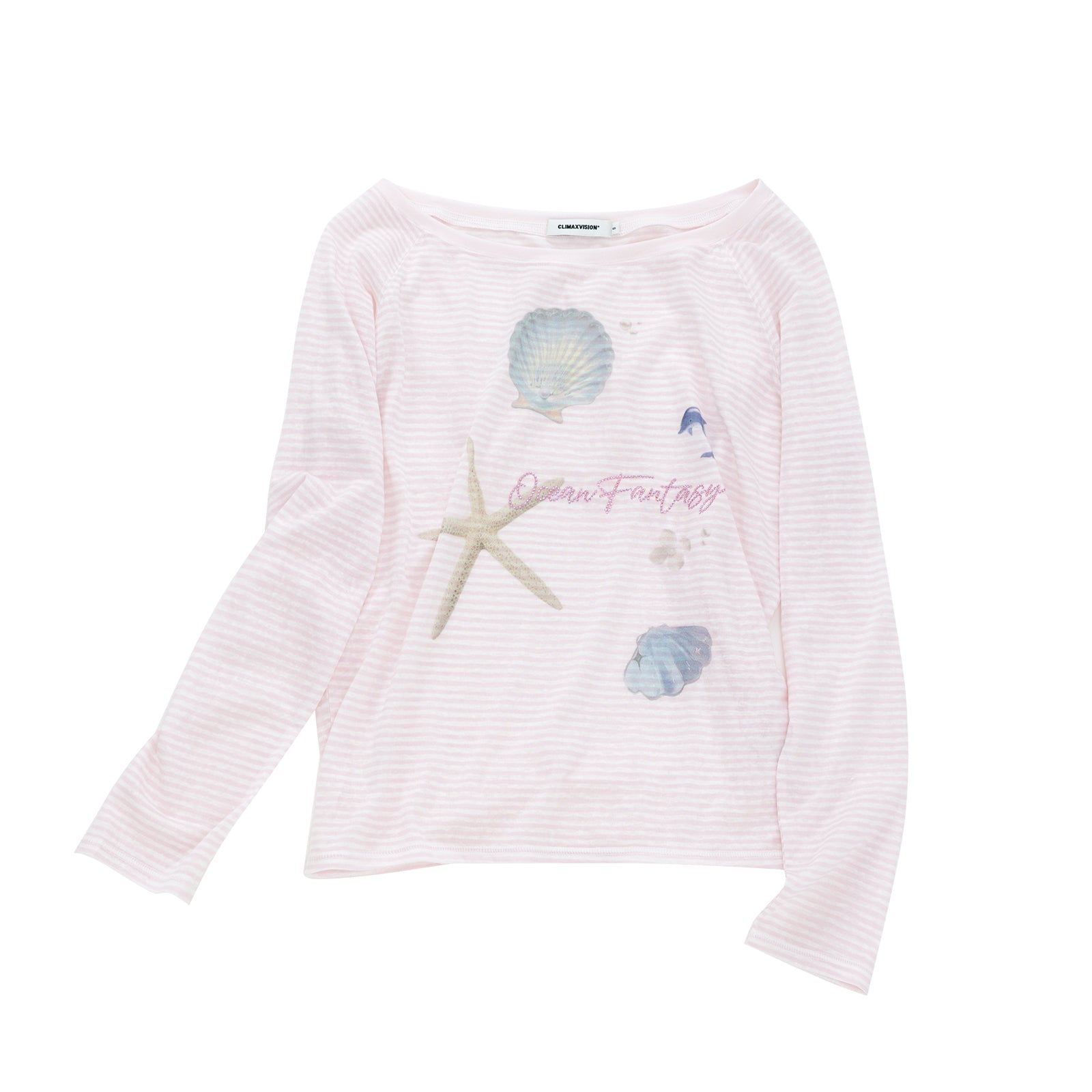 Pink Lyocell Resort Style Off-Shoulder Cover-Up