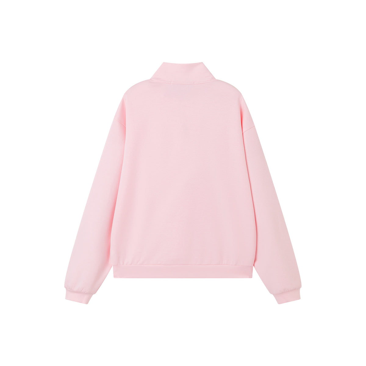 Pink Air Layer Half-Zip Pullover Sweatshirt