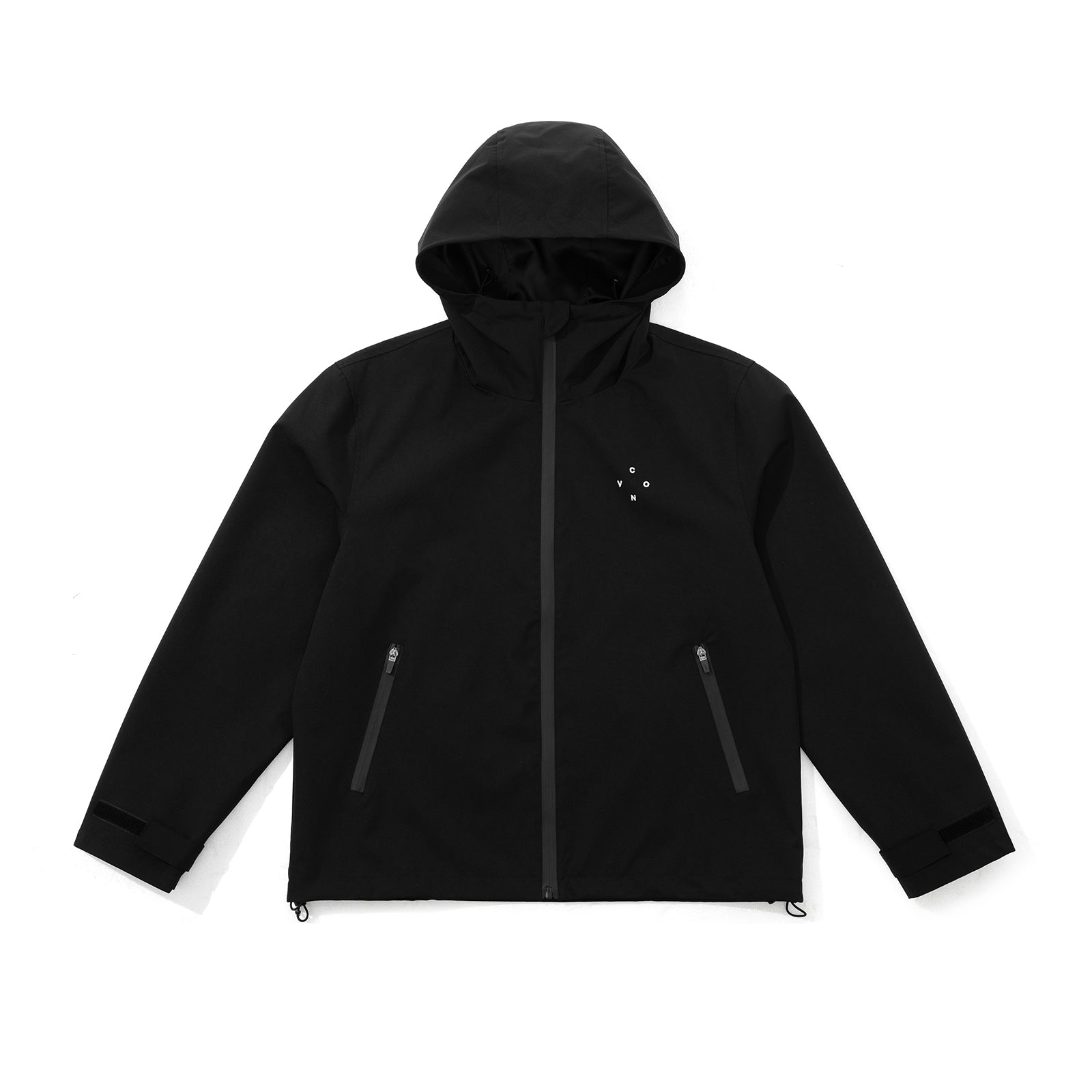 Outdoor Leisure Soft Shell Windproof Jacket In Black