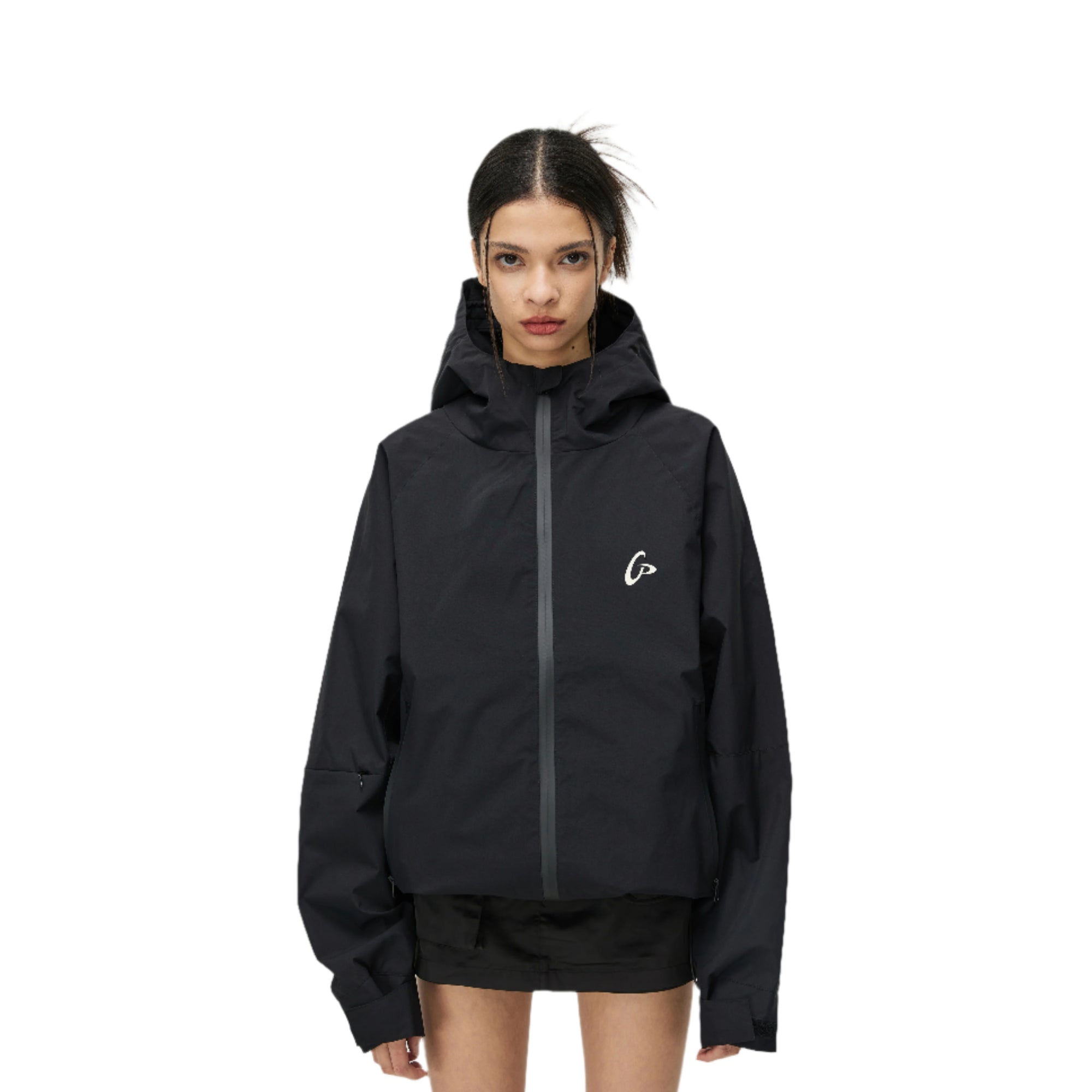 Black Windproof Functional Jacket