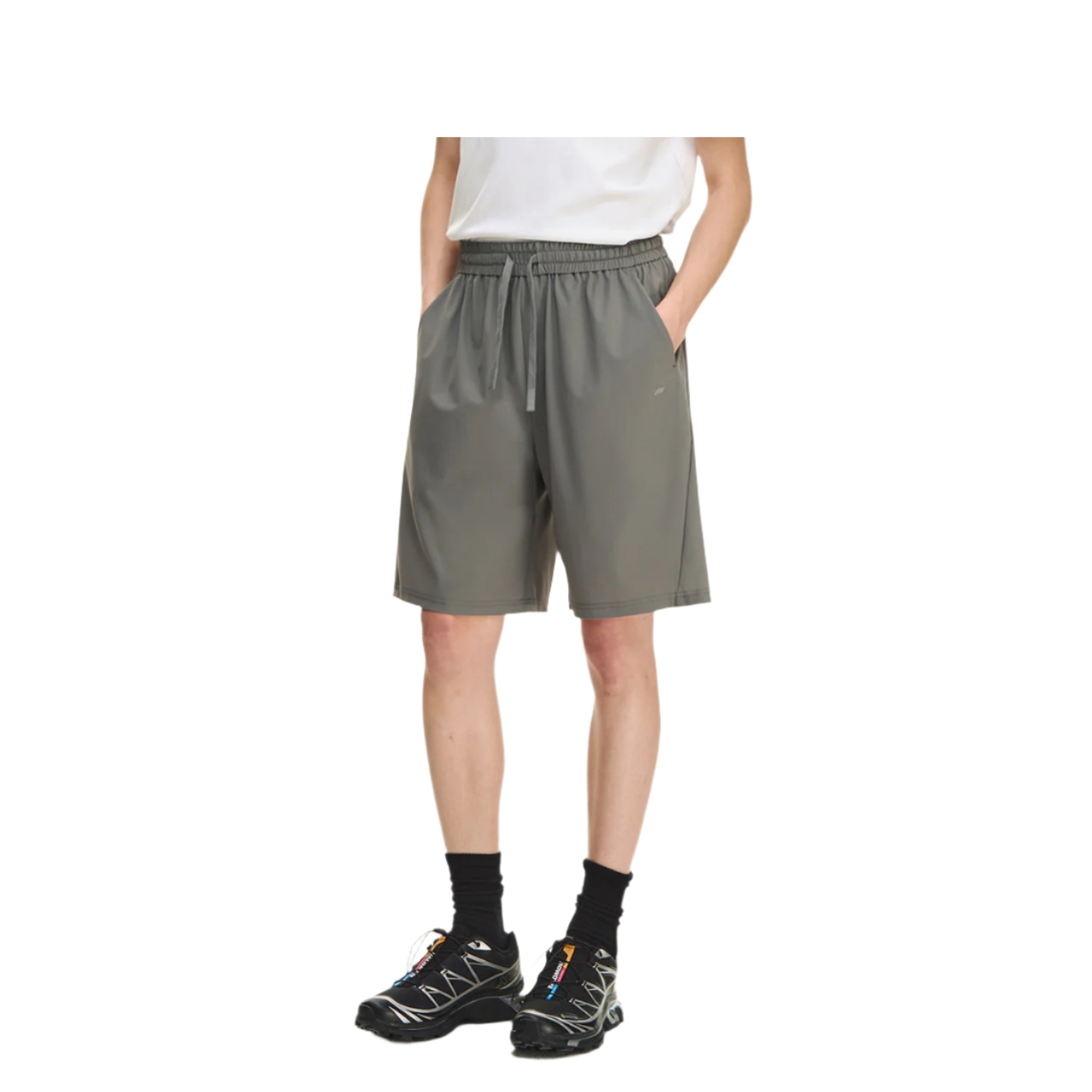 Grey Sun Protection Sports Shorts