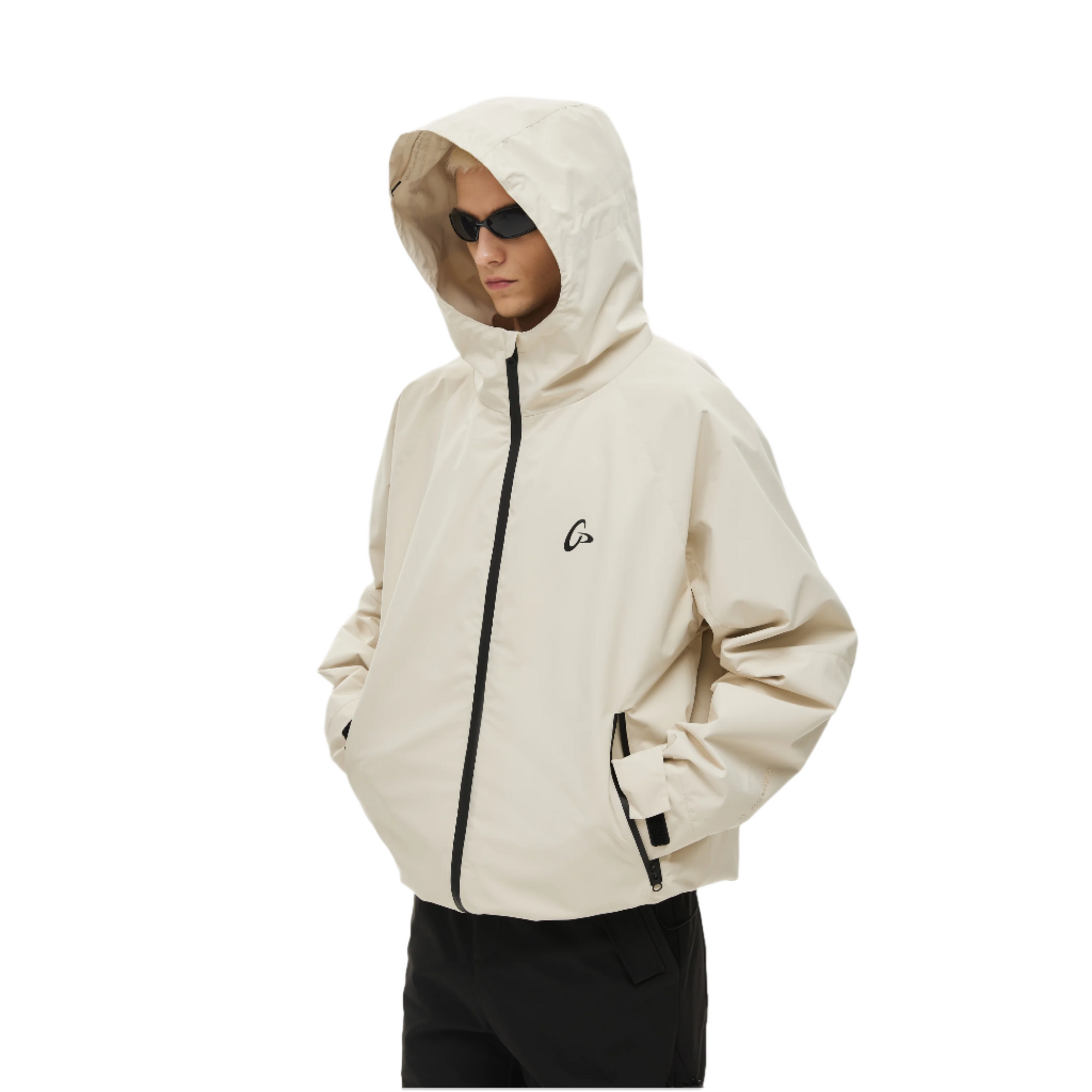 Sand Color Windproof Functional Jacket