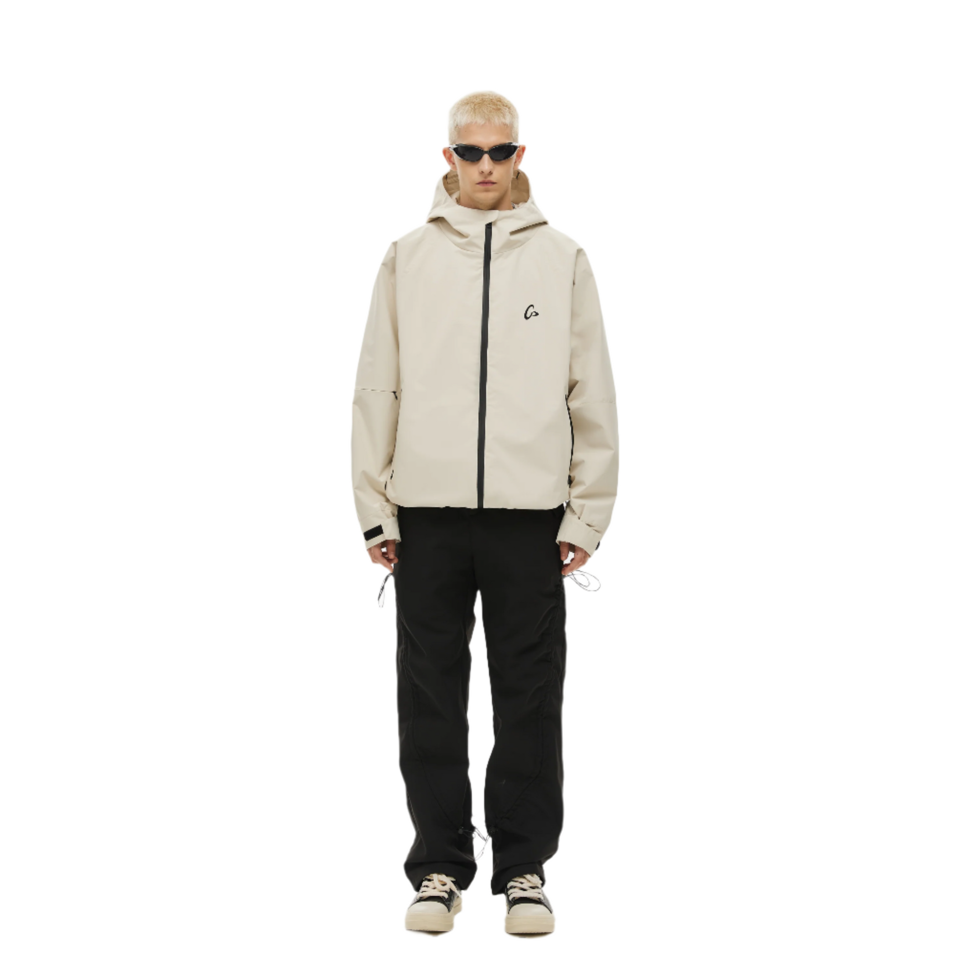 Sand Color Windproof Functional Jacket