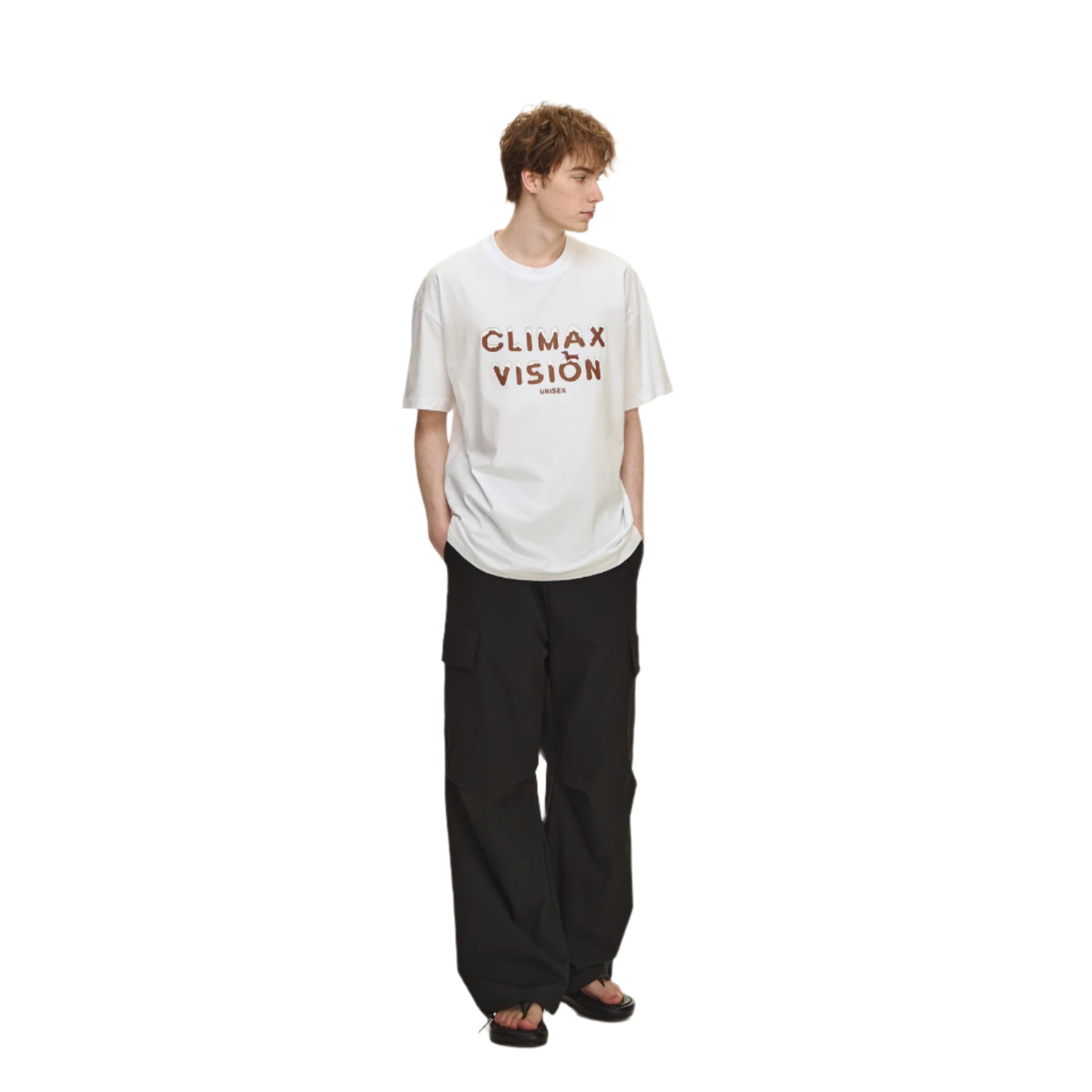 White Snow-covered Letter Puppy Embroidered Short Sleeves