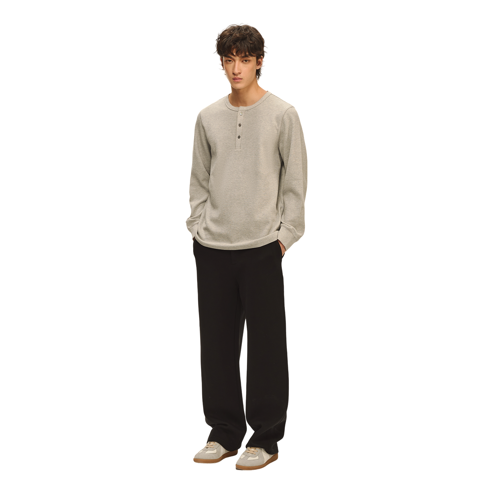 Black Jelly Air Straight Sweatpants