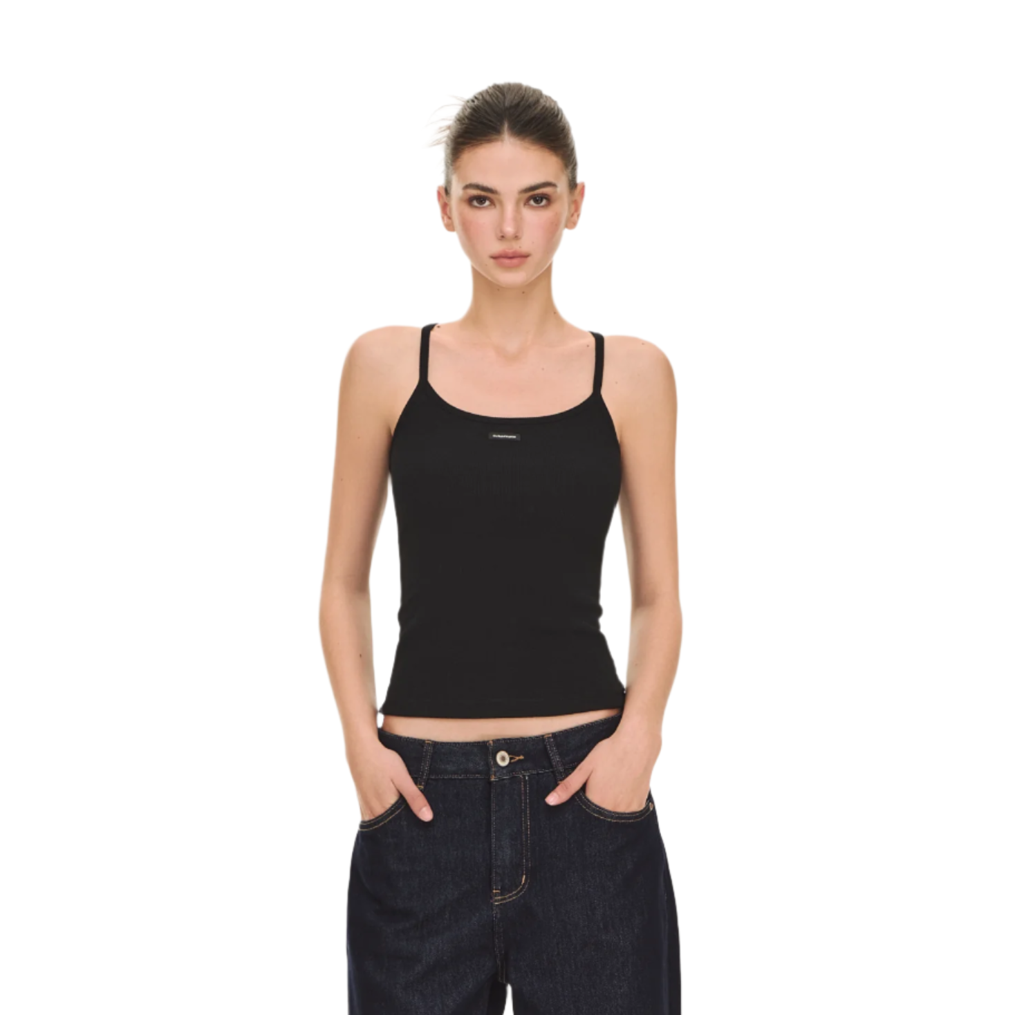 Black Stretch Tank Top