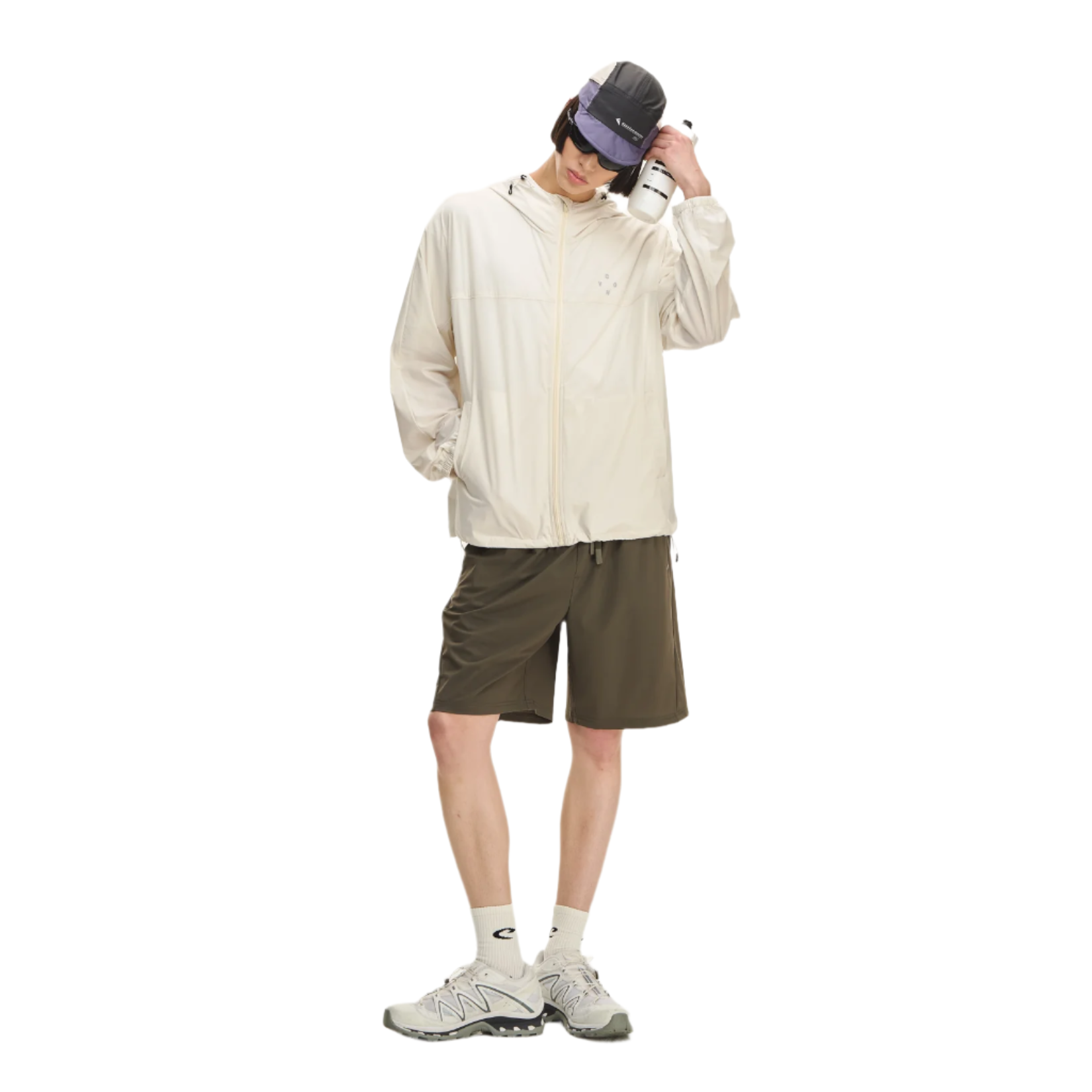 Dark Green Sun Protection Sports Shorts
