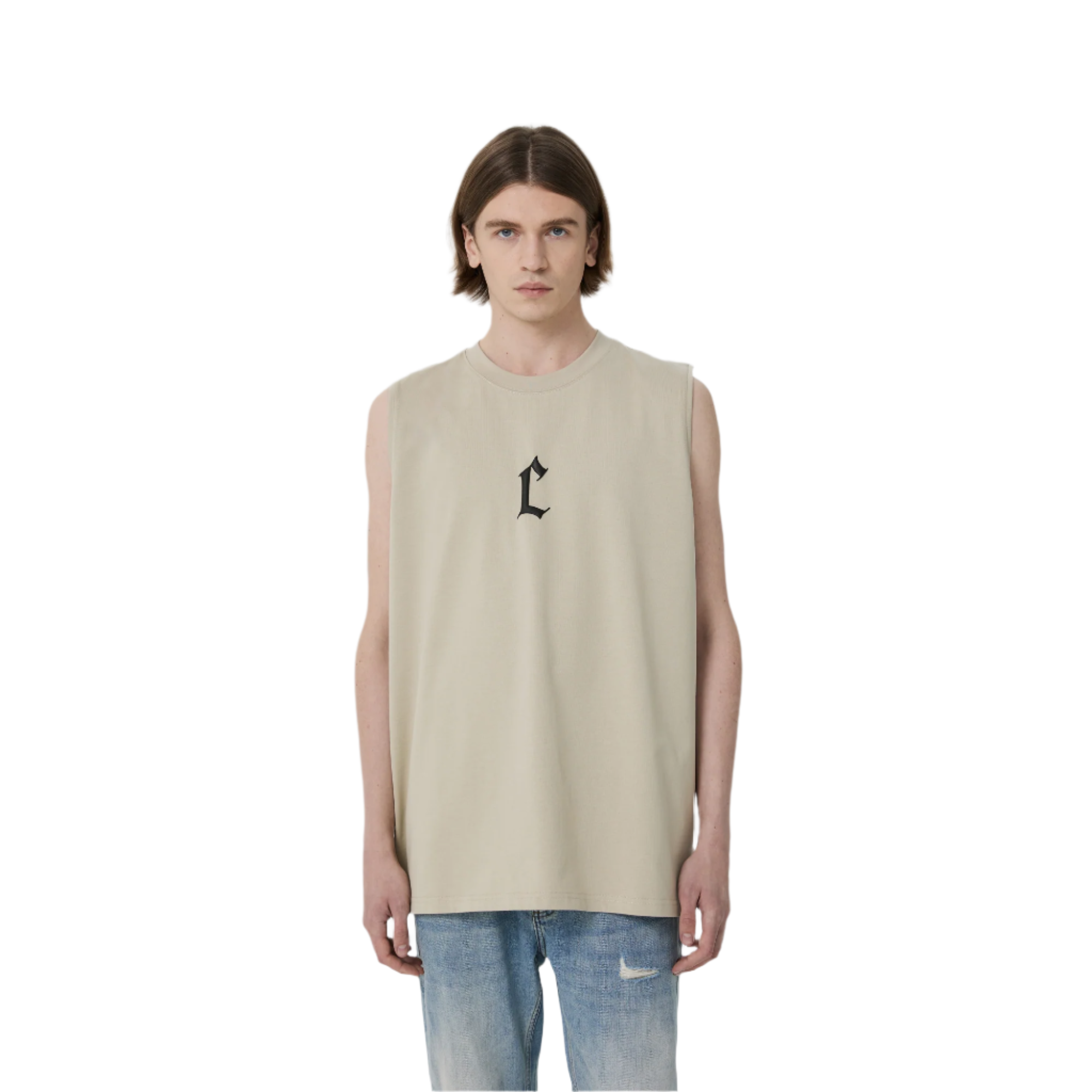 Wheat Foam C-Print Sports Tank Top