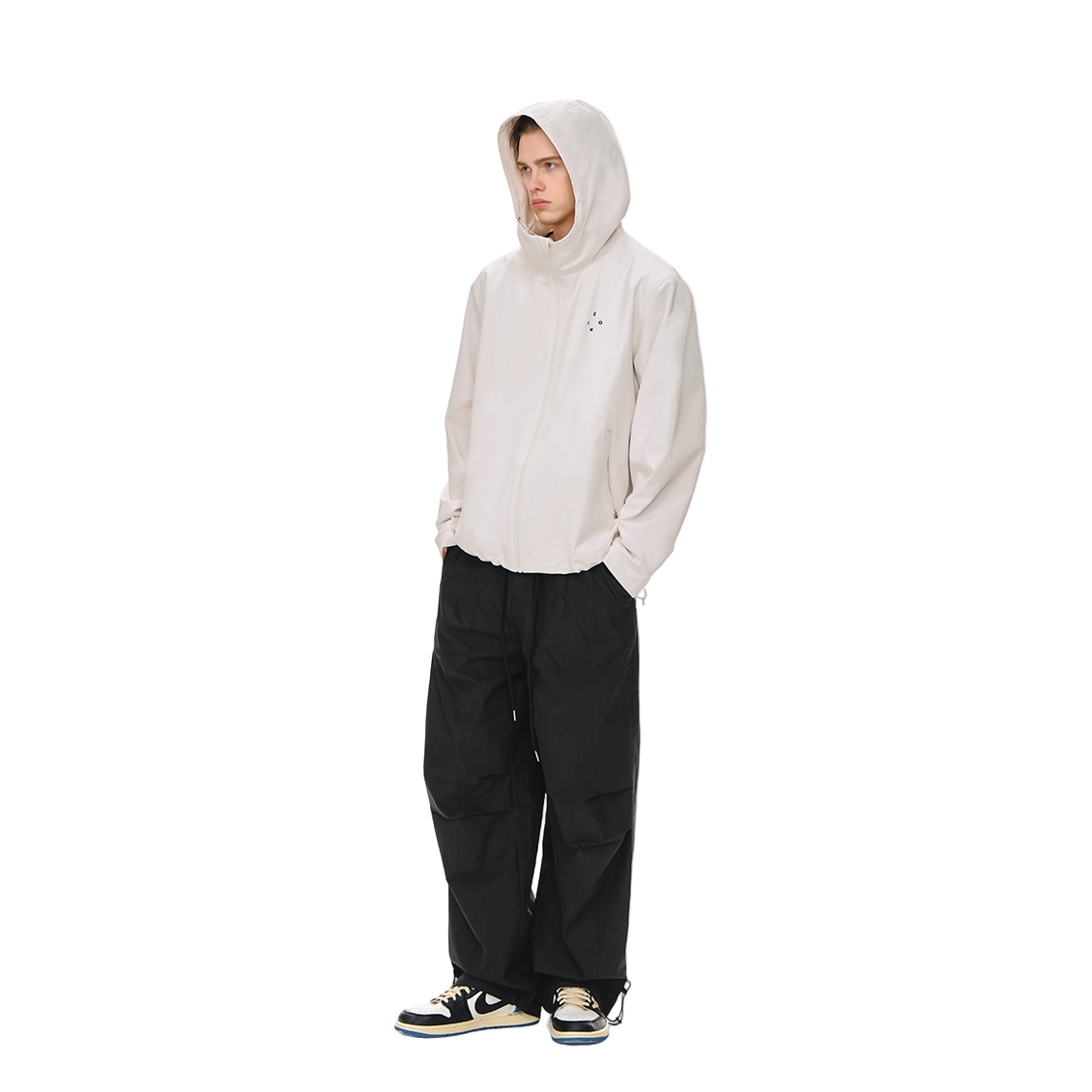 Outdoor Leisure Soft Shell Windproof Jacket In White