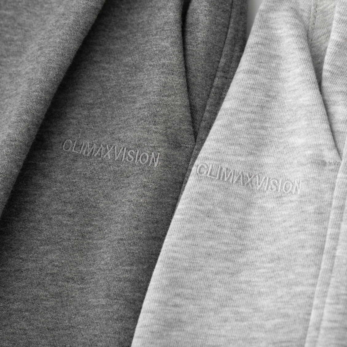 Dark Gray Pleated Casual Sweatpants