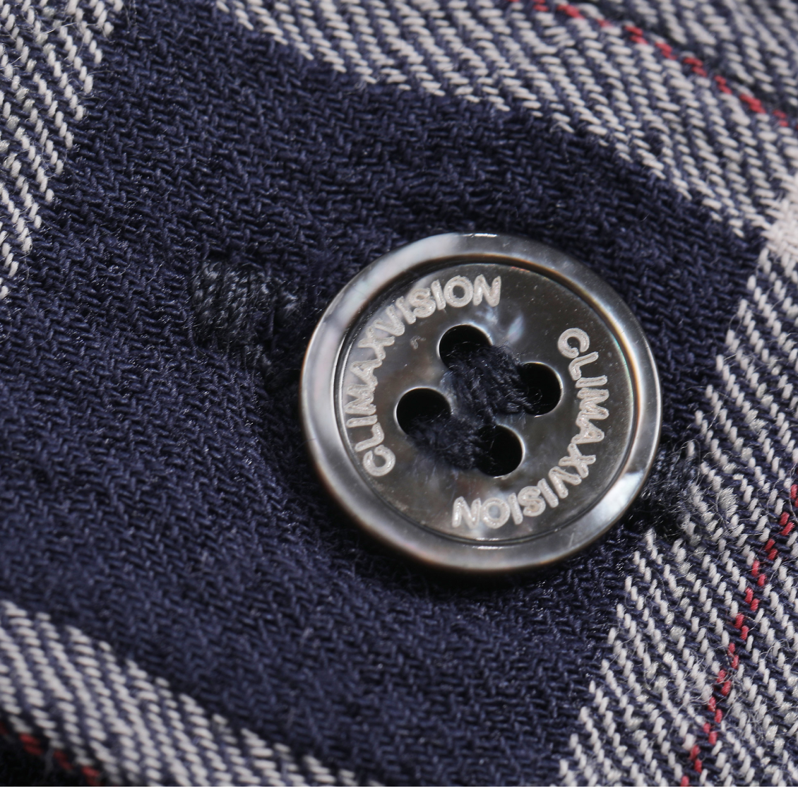 Blue Seersucker Yarn-dyed Plaid Loose Long-sleeved Shirt