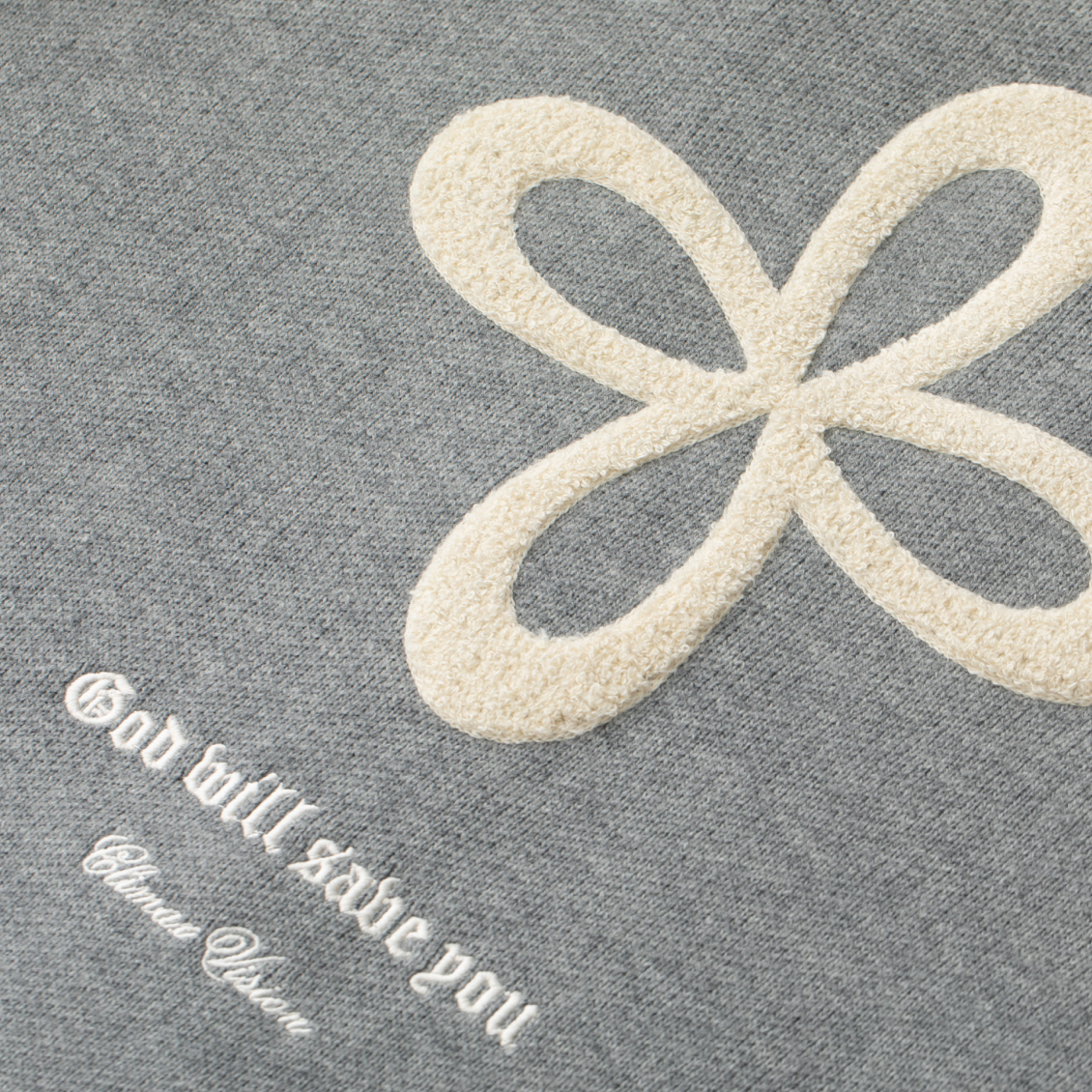 Grey Lazy Style Cross-Patterned Knit Cardigan Sweater