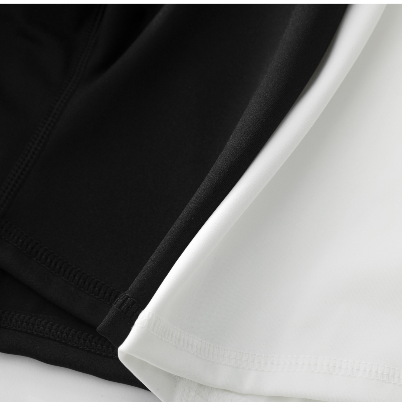 Black Cross Pleated Tennis Skirt