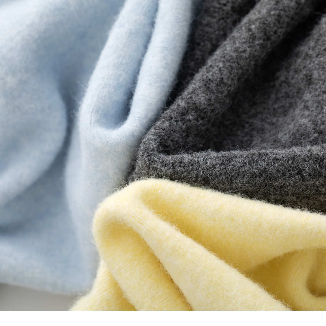 Yellow Soft Wool Blend Round Neck Curled Retro Knitted Cardigan