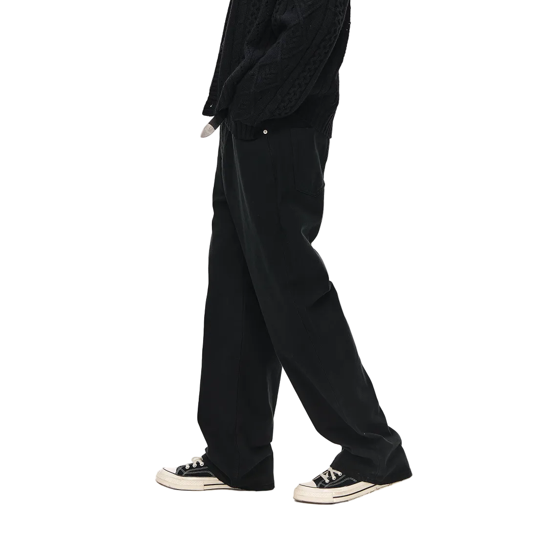 Black Washed Minimalist Jeans