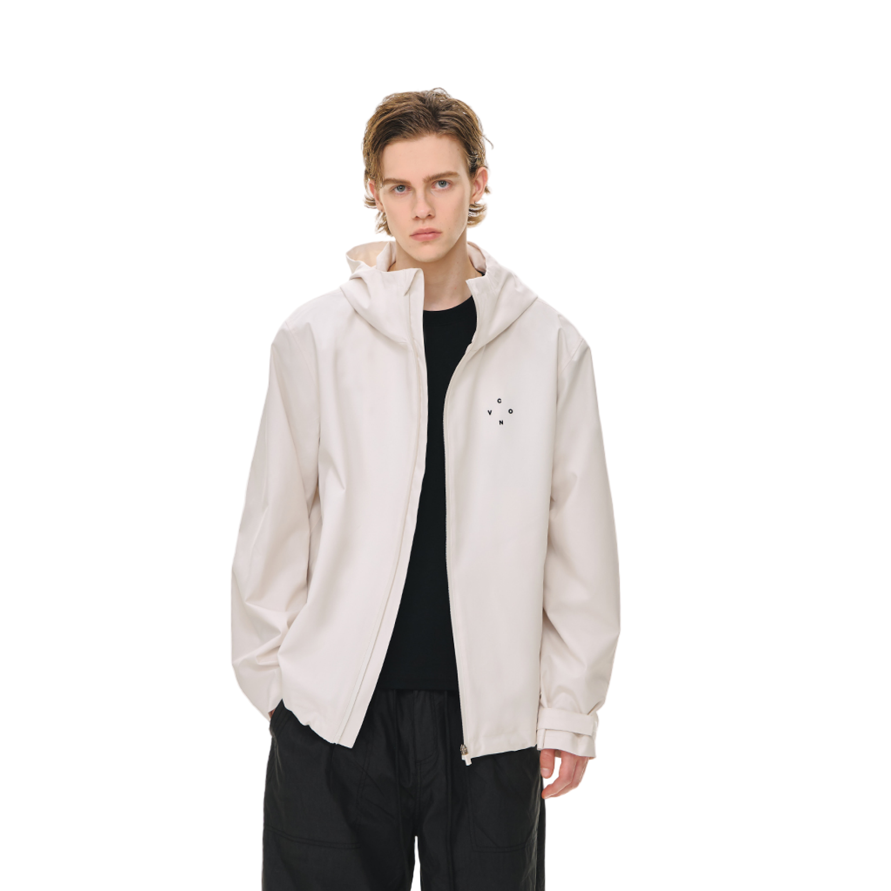 Outdoor Leisure Soft Shell Windproof Jacket In White