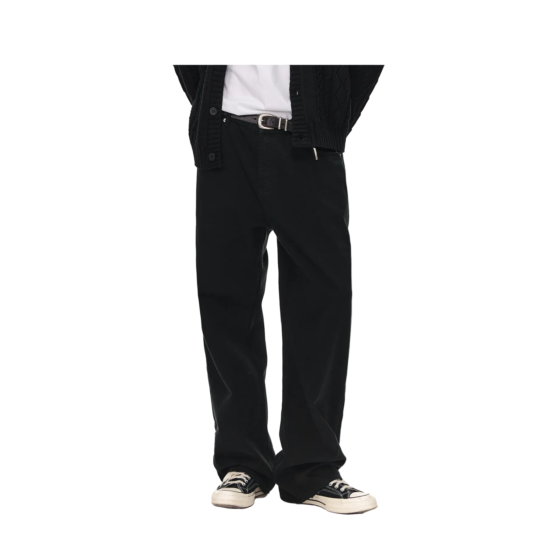 Black Washed Minimalist Jeans