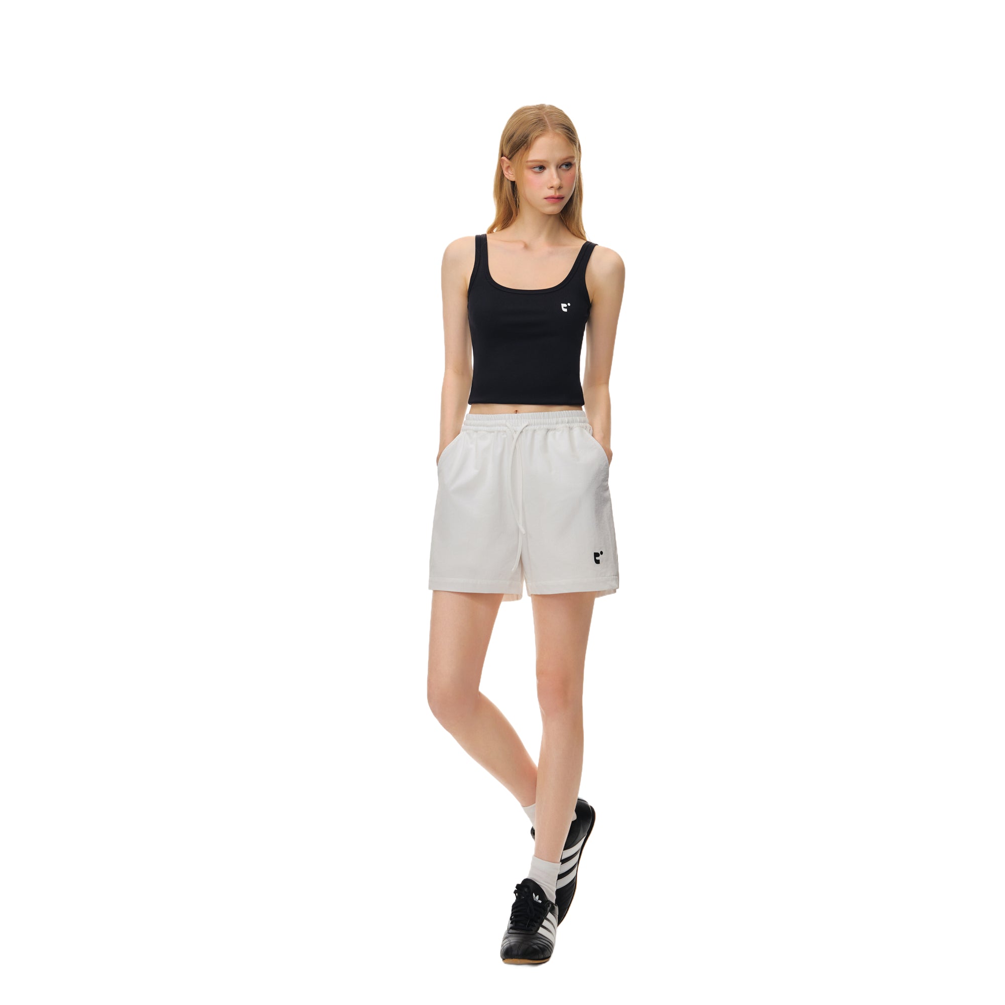 White Light Casual Sports Shorts
