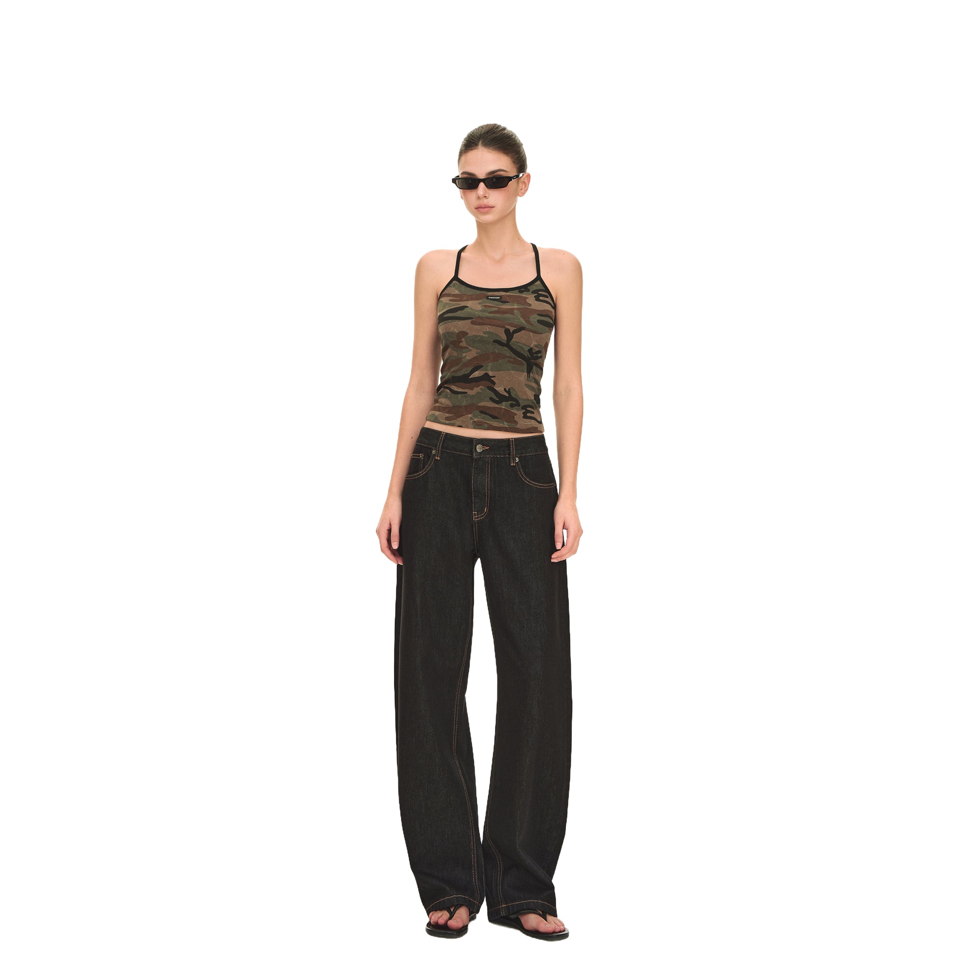 Black Lyocell Vintage Machete Jeans