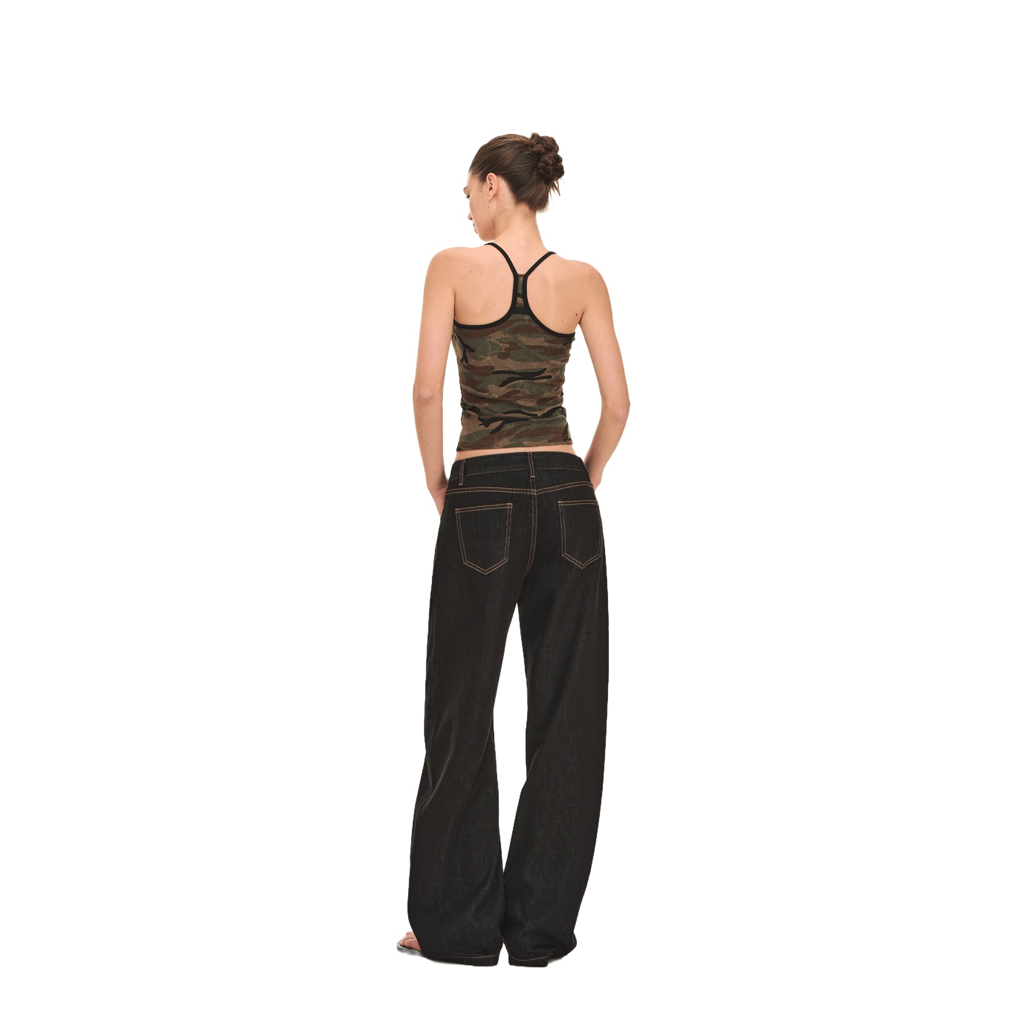 Black Lyocell Vintage Machete Jeans