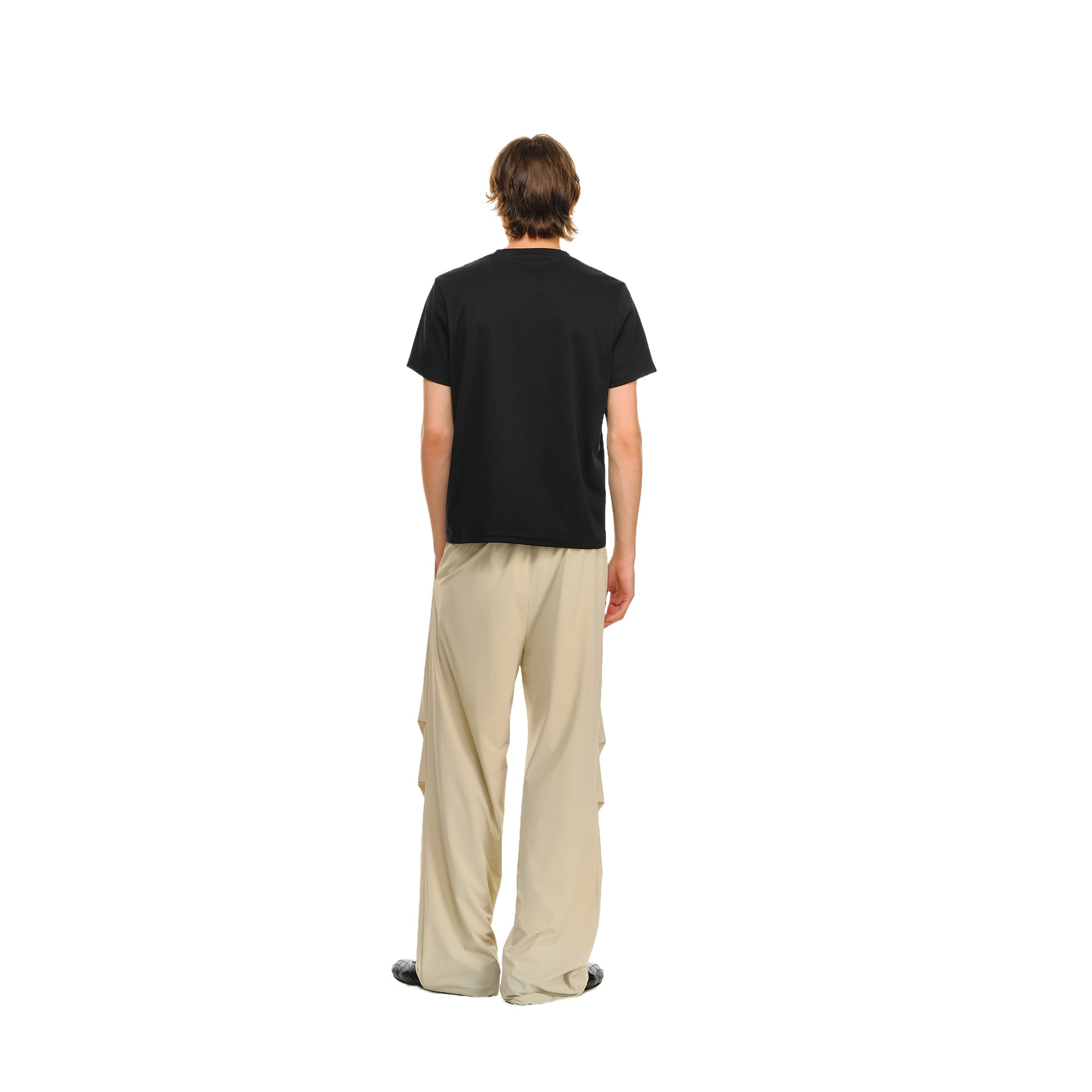 Khaki Outdoor Light Pleated Paratrooper Casual Pants