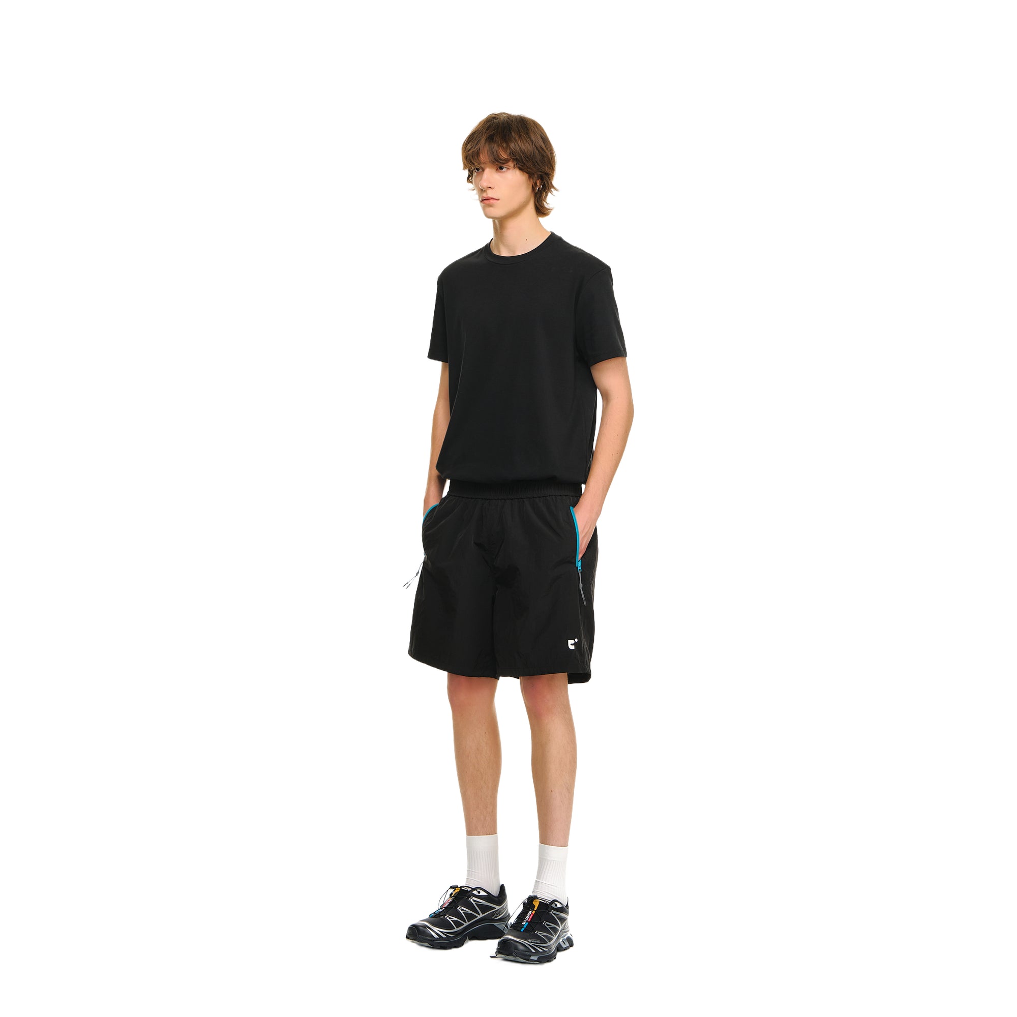 Black Commuting Boxy Short Sleeve